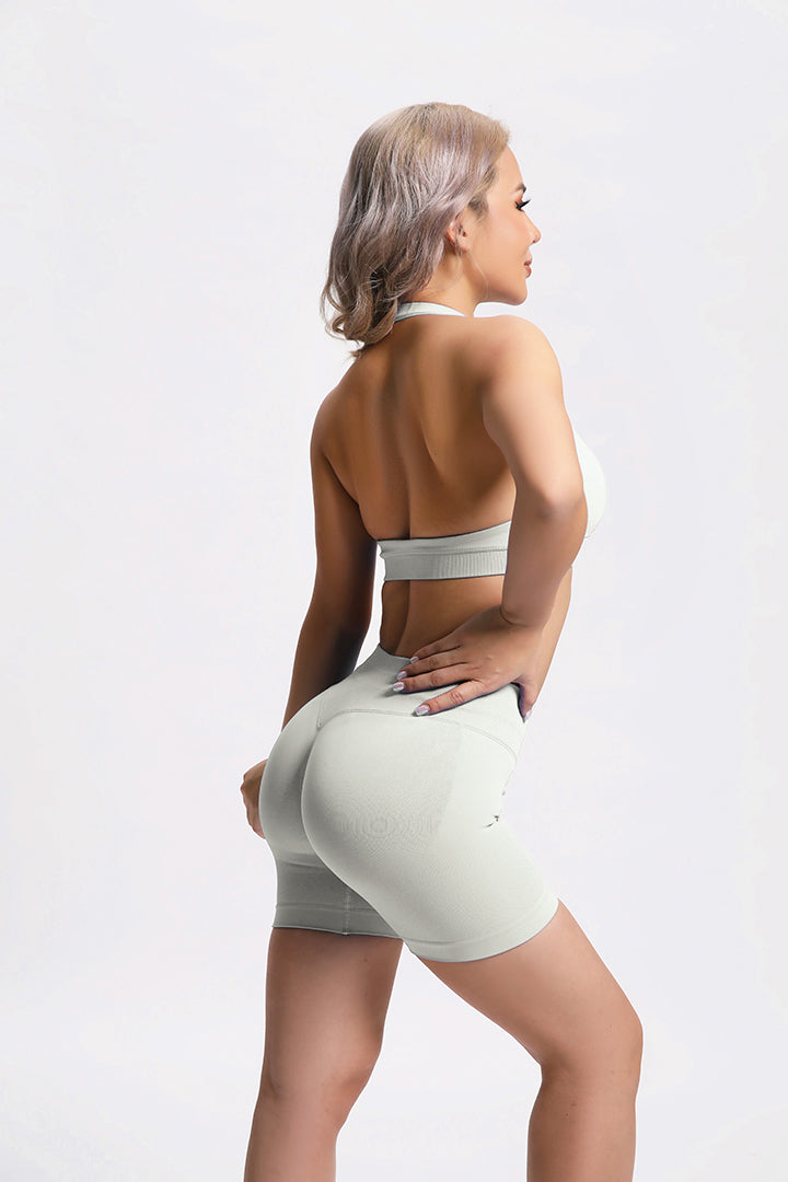 Beau | Premium High Performance Scunch Short - Ivoor