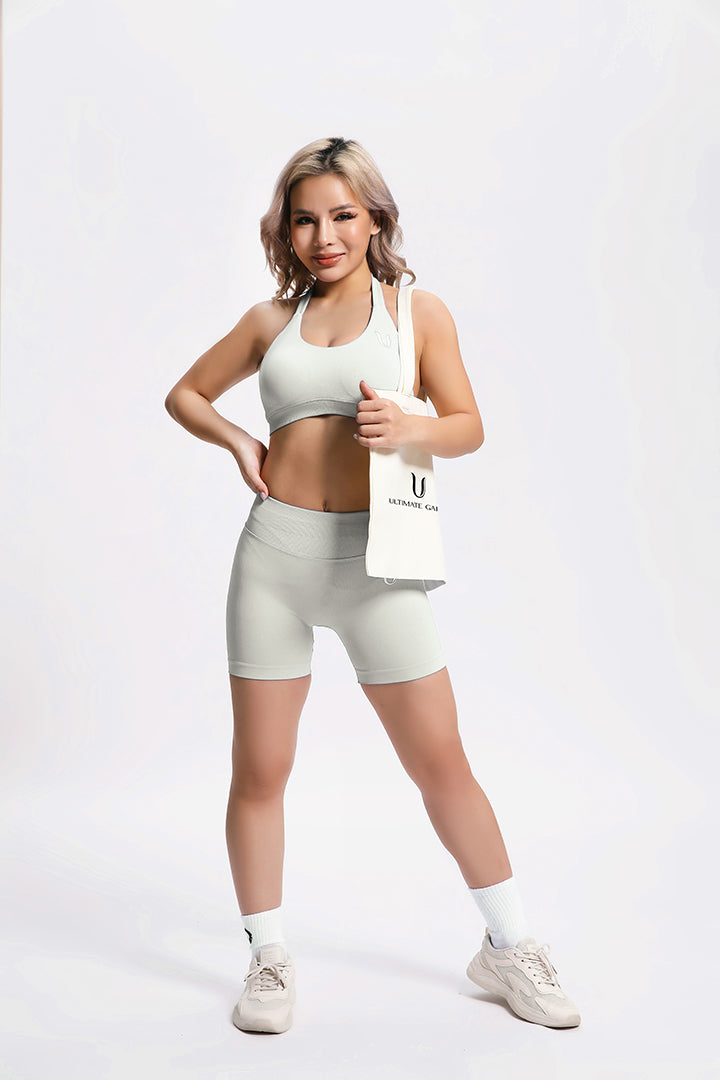 Beau | Premium High Performance Scunch Short - Ivoor