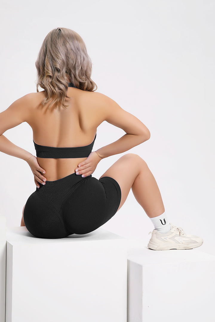 Beau | Premium High Performance Scunch Short - Zwart