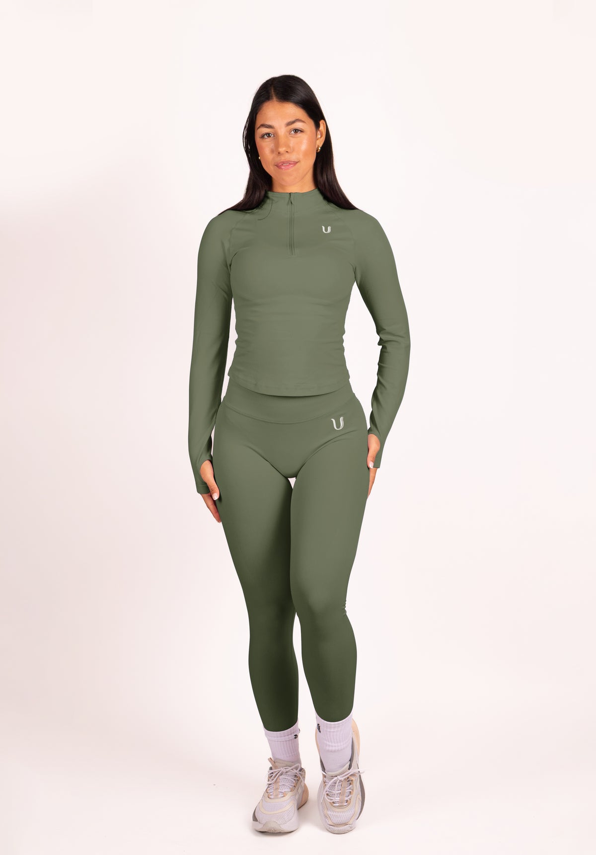 Beau Premium High Performance Scrunch Legging Groen - Dames sportkleding afbeelding 9