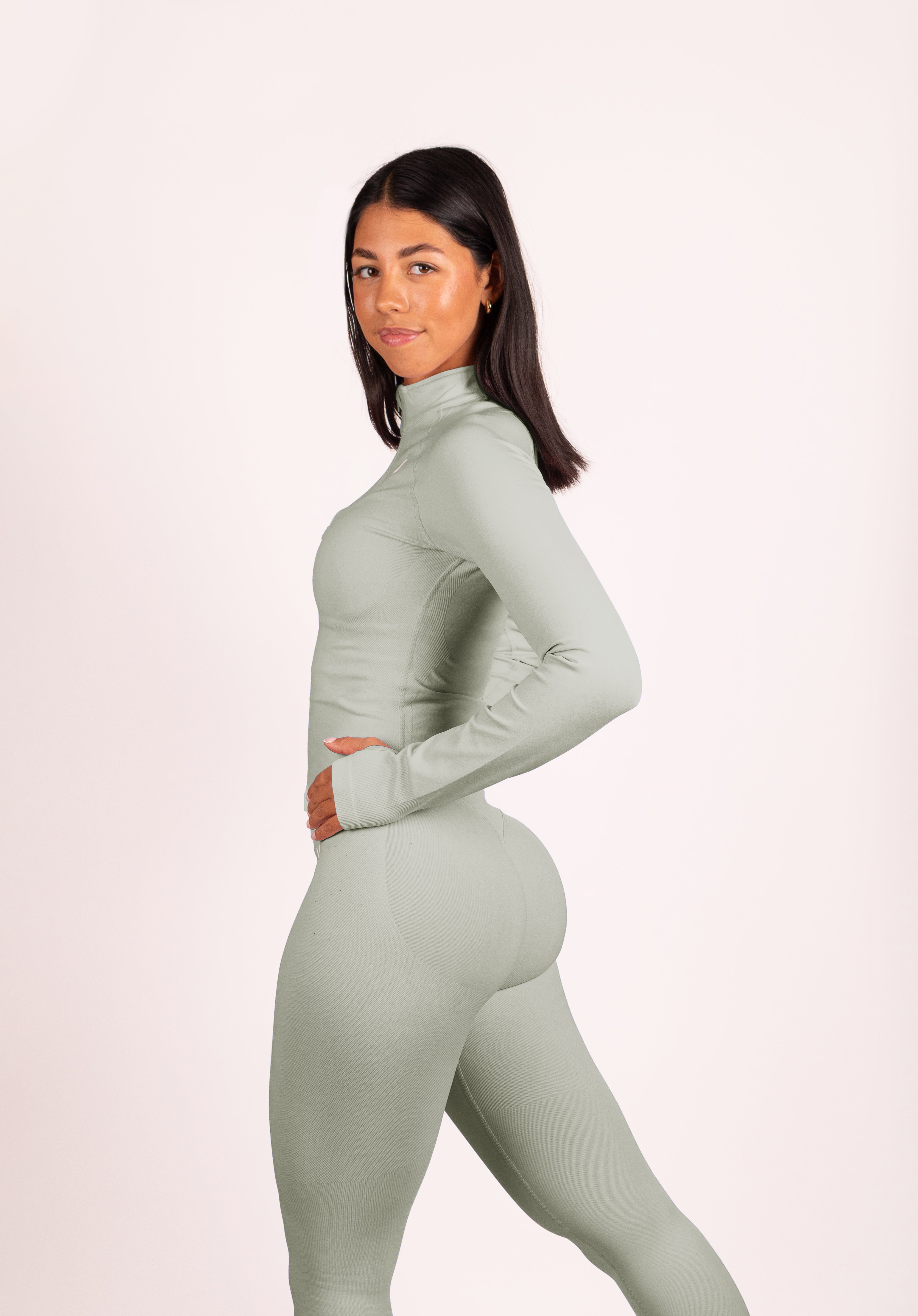 Beau | Premium High Performance Scrunch Legging - Ivoor