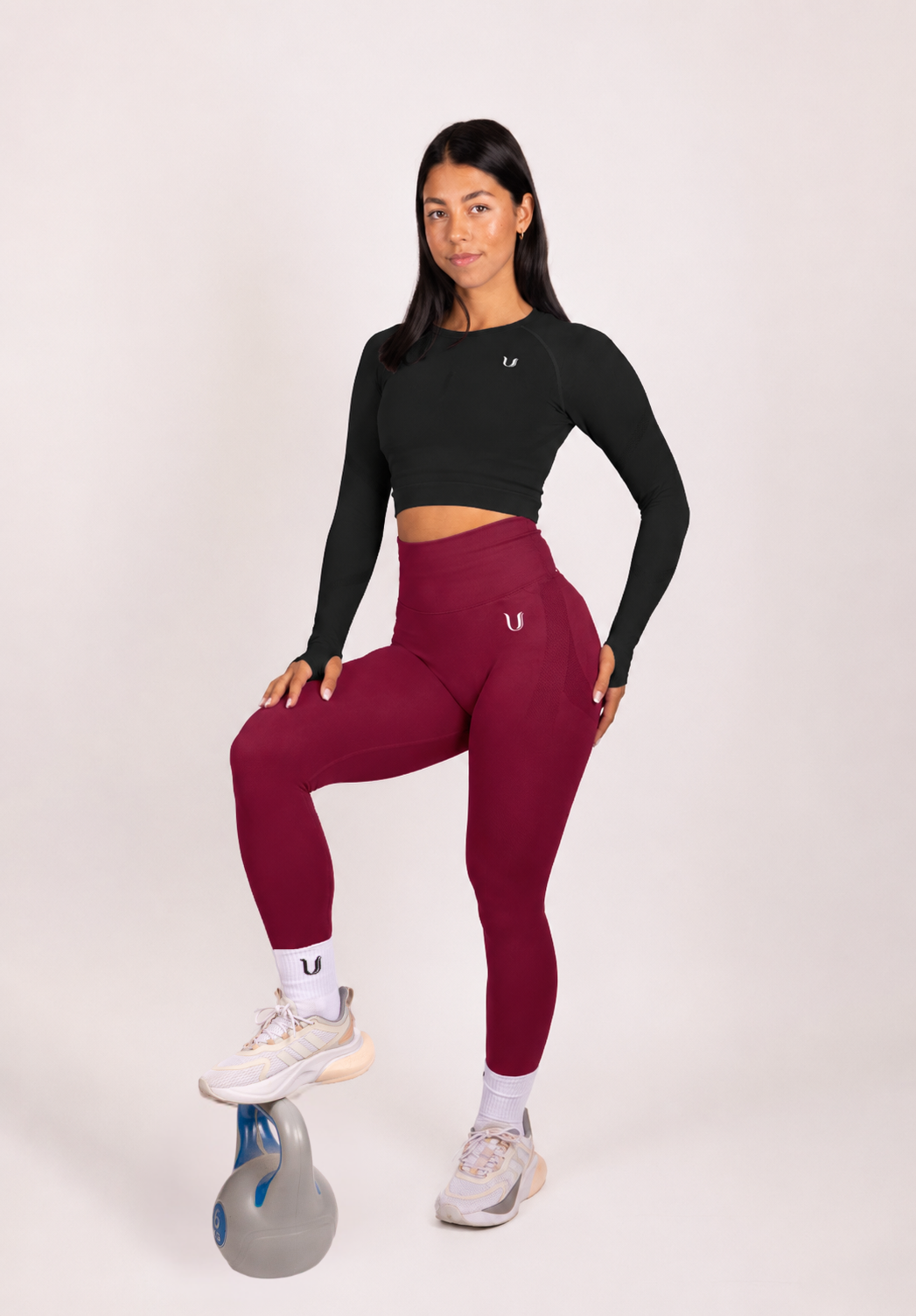 Leonie | Premium Scrunch Legging - Rood