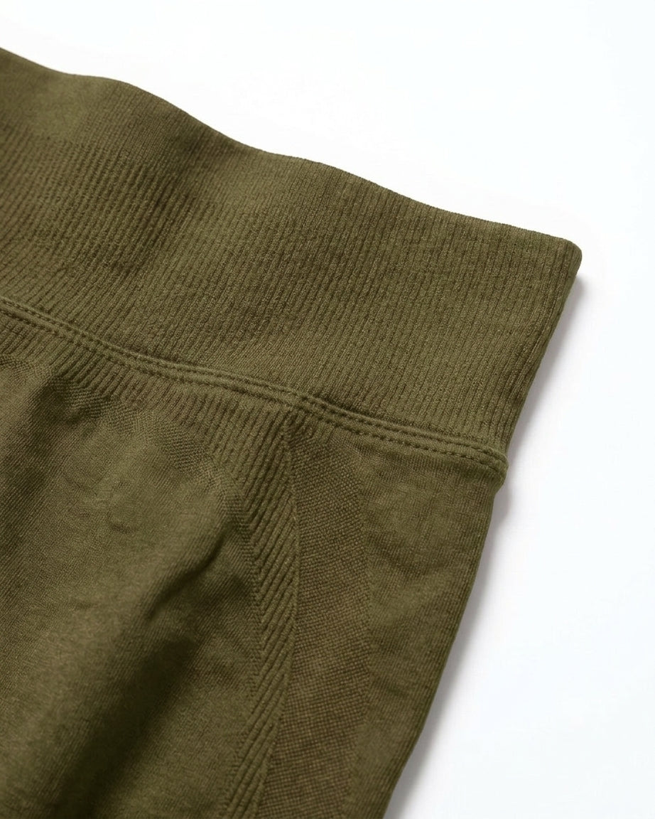 Luna | Premium Seamless Scrunch Legging - Groen