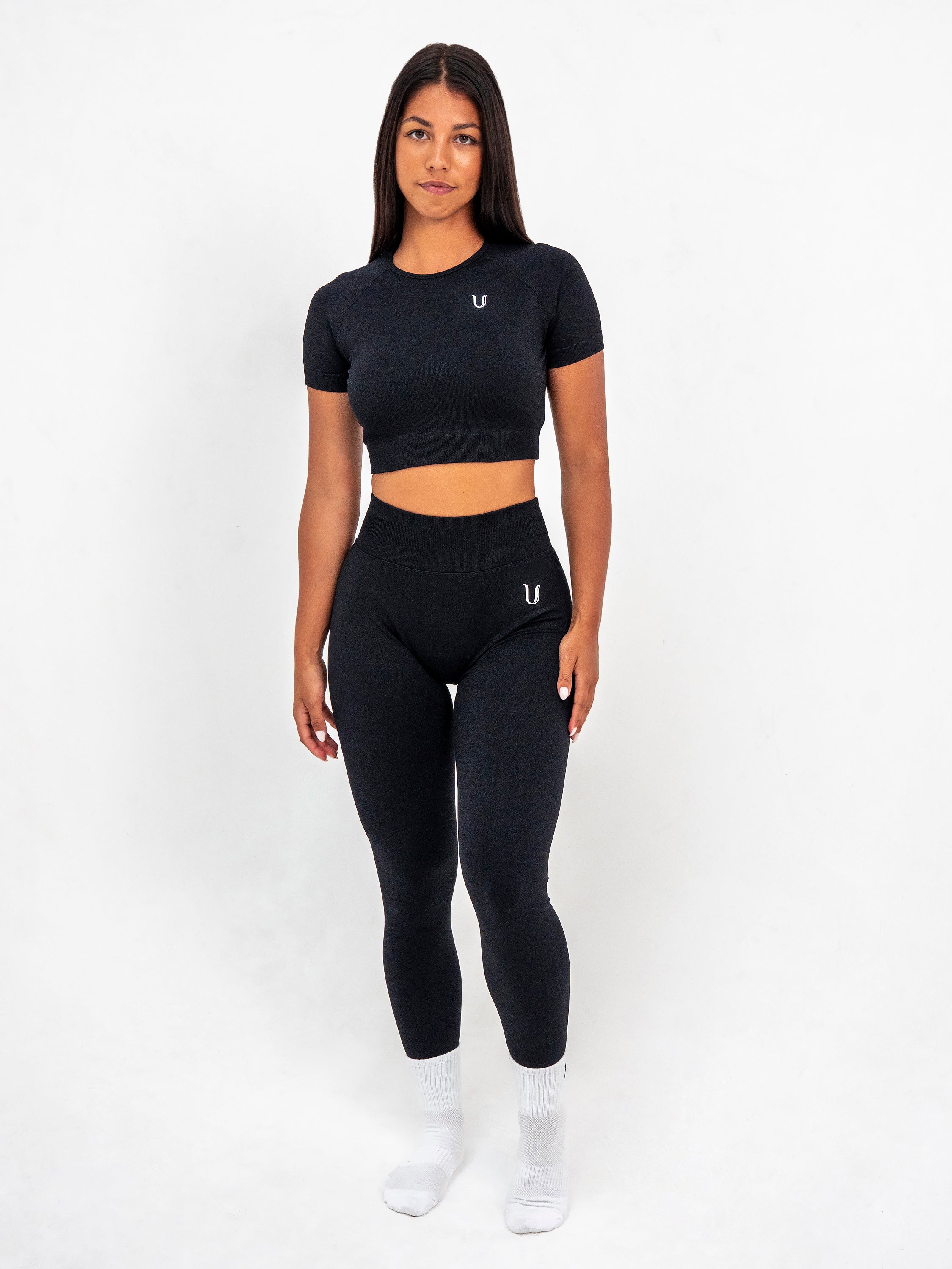 Luna | Premium Seamless Scrunch Legging - Zwart