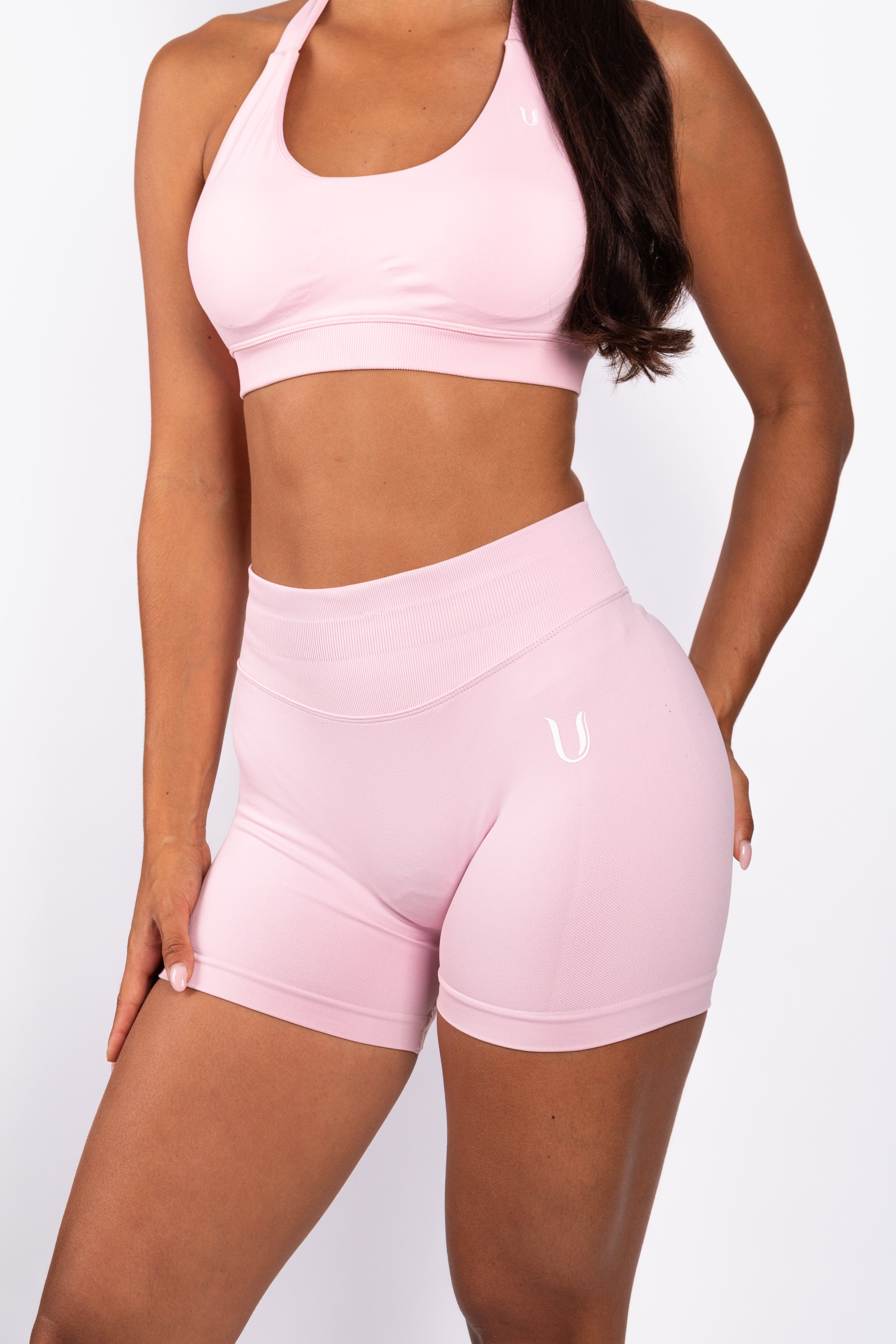 Beau | Premium High Performance Scunch Short - Roze