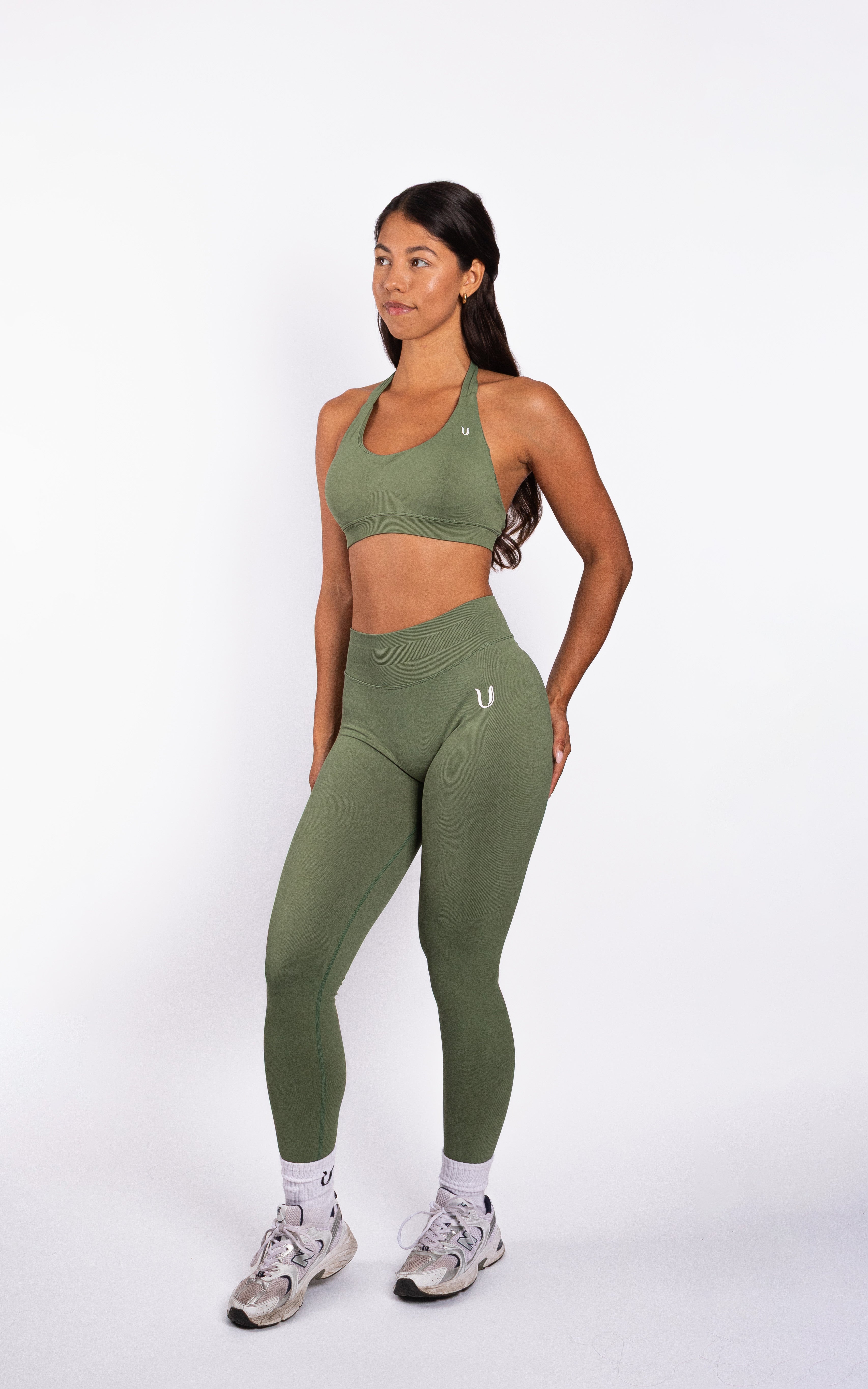 Beau | Premium High Performance Scunch Legging - Groen