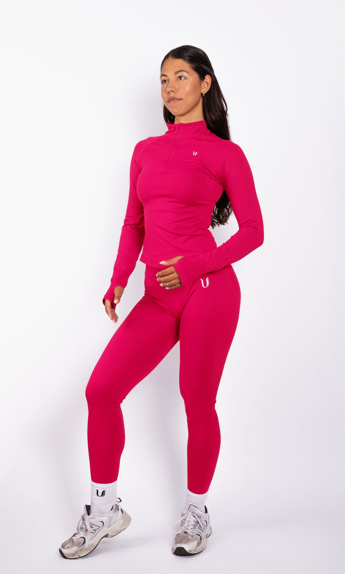 Beau | Premium High Performance Scrunch Legging - Framboos