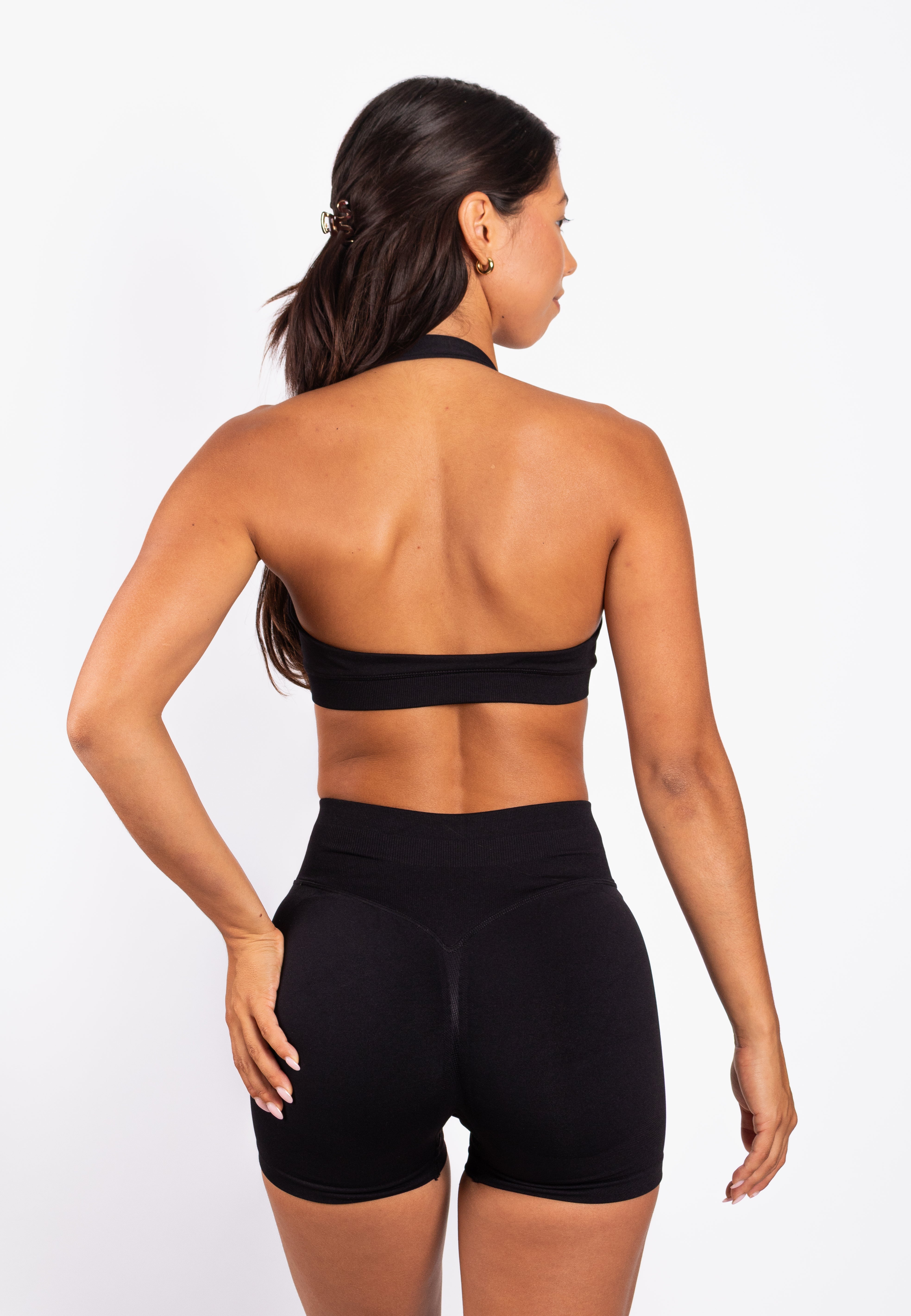 Beau | Halter Support Bra - Zwart