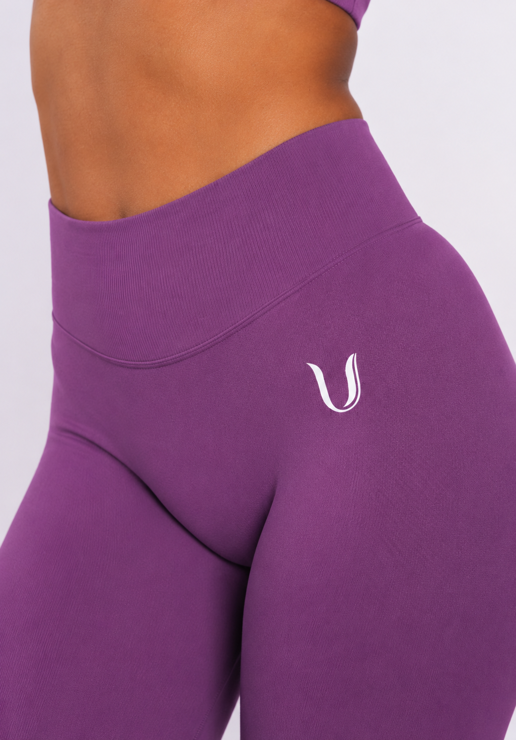 Beau | Premium High Performance Scrunch Legging - Paars