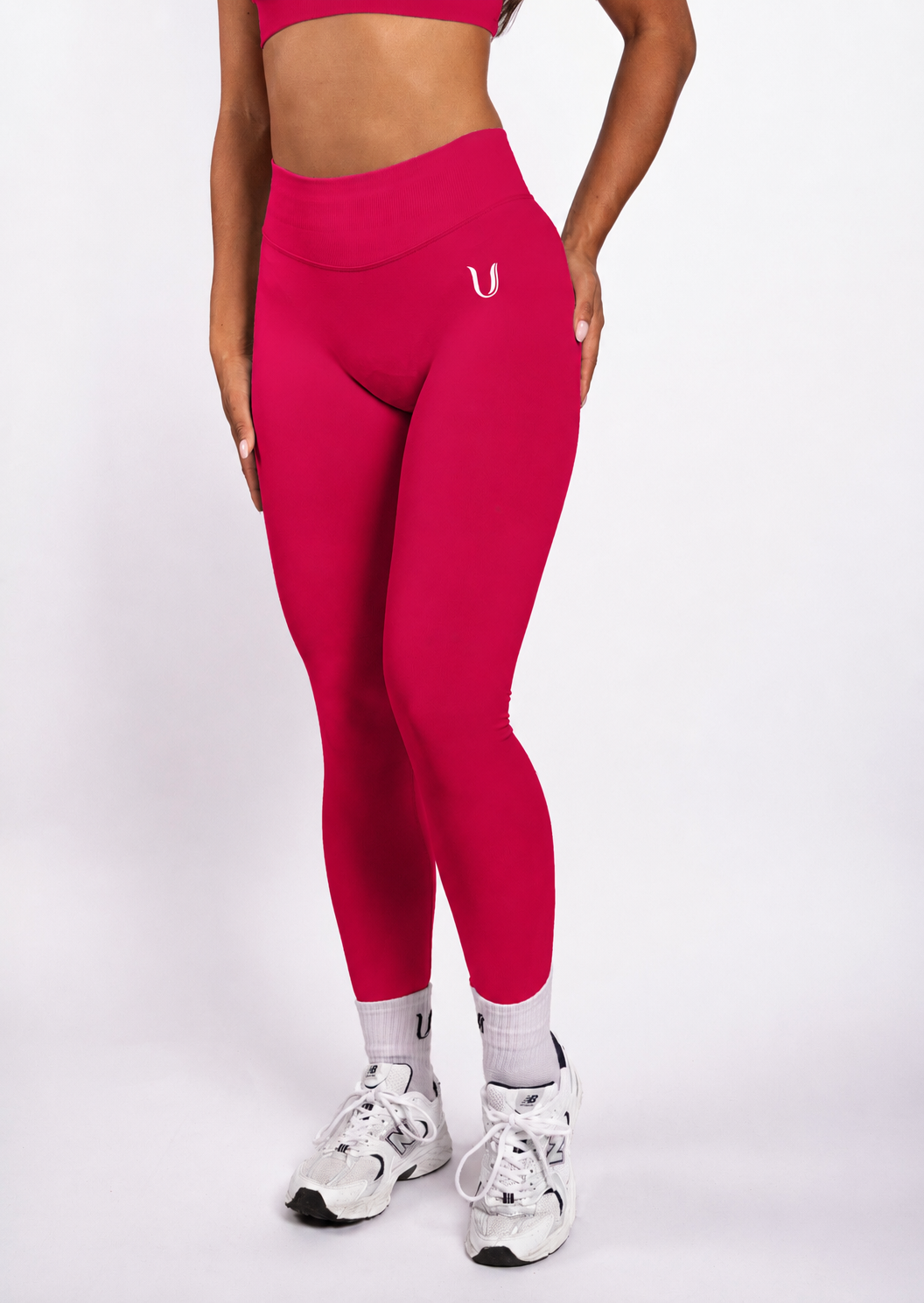 Beau | Premium High Performance Scrunch Legging - Framboos