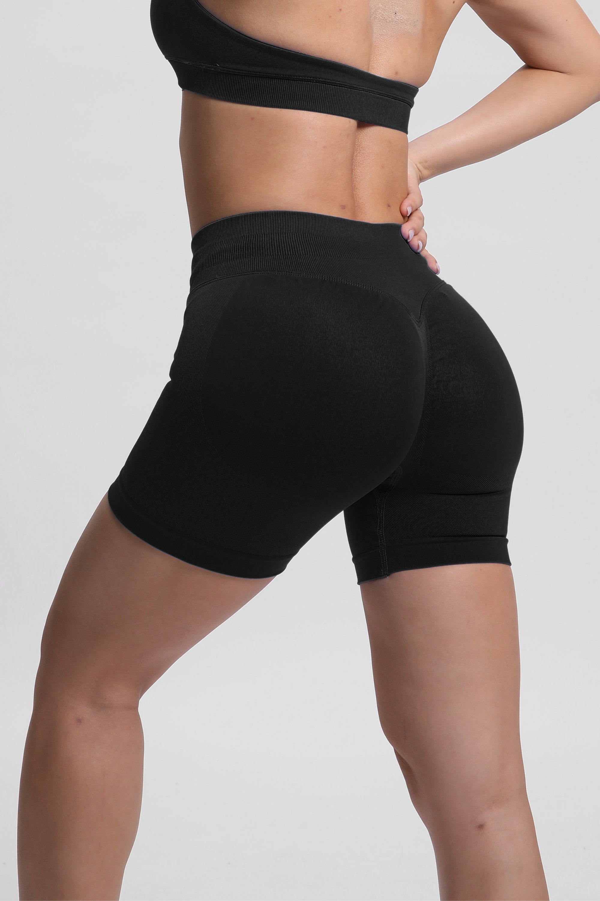 Beau | Premium High Performance Scunch Short - Zwart