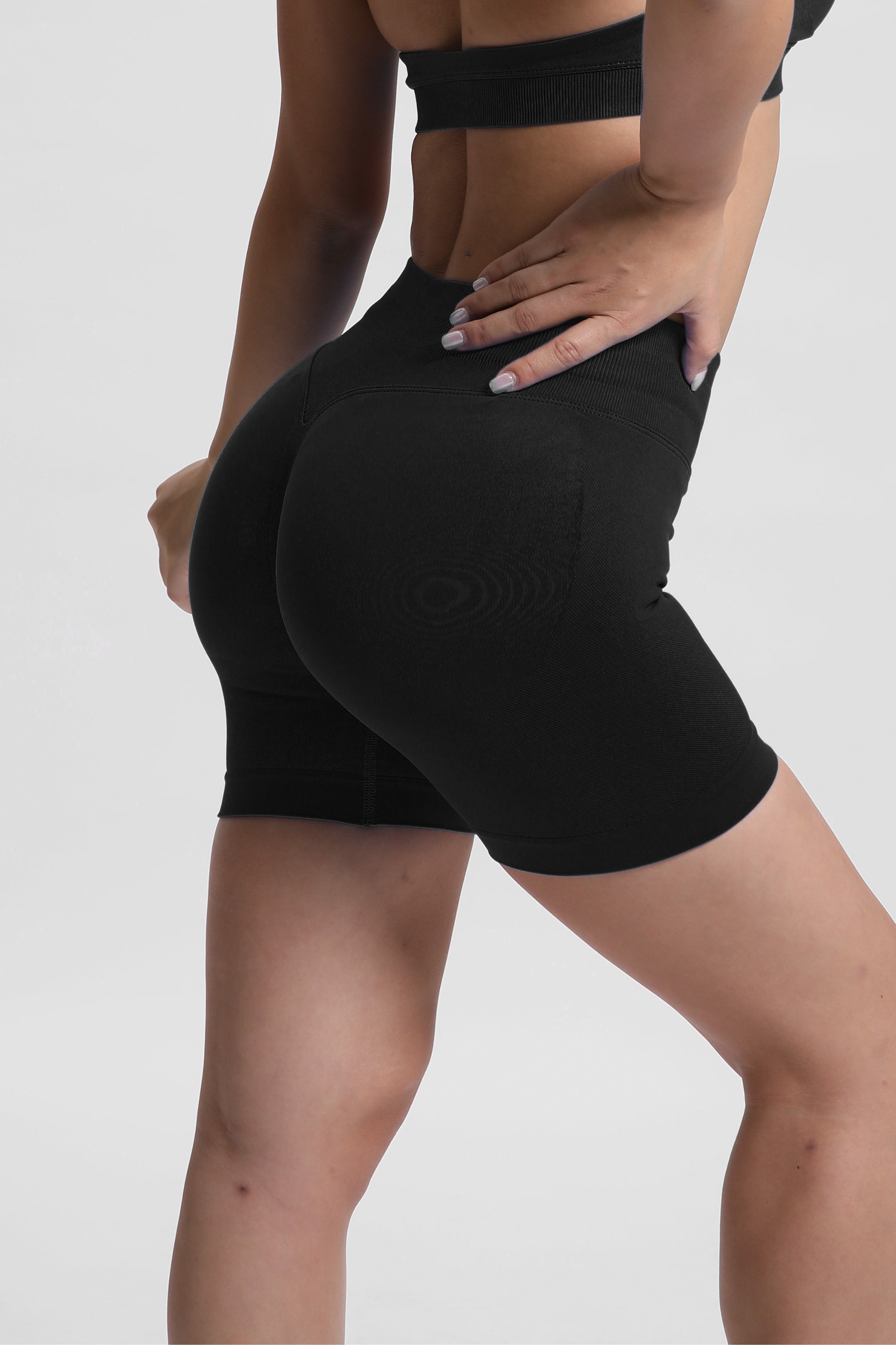 Beau | Premium High Performance Scunch Short - Zwart