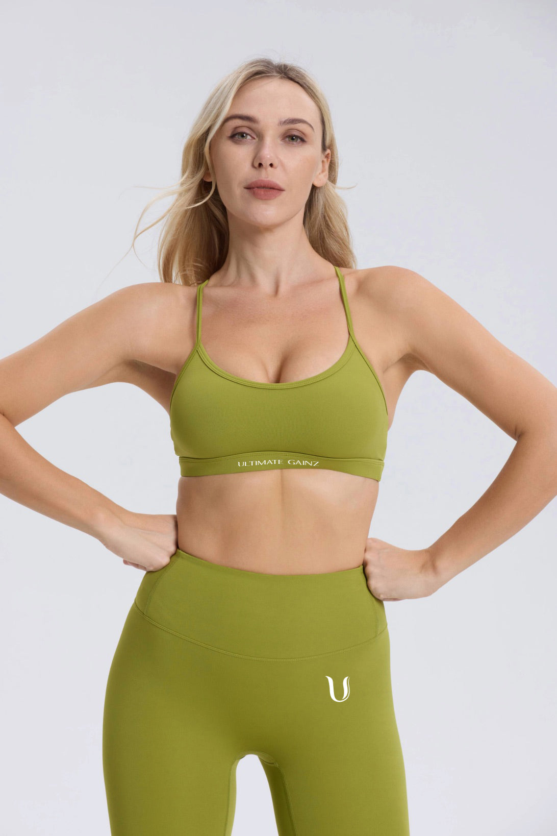 Hailey | Cross-Back Sports BH - Groen