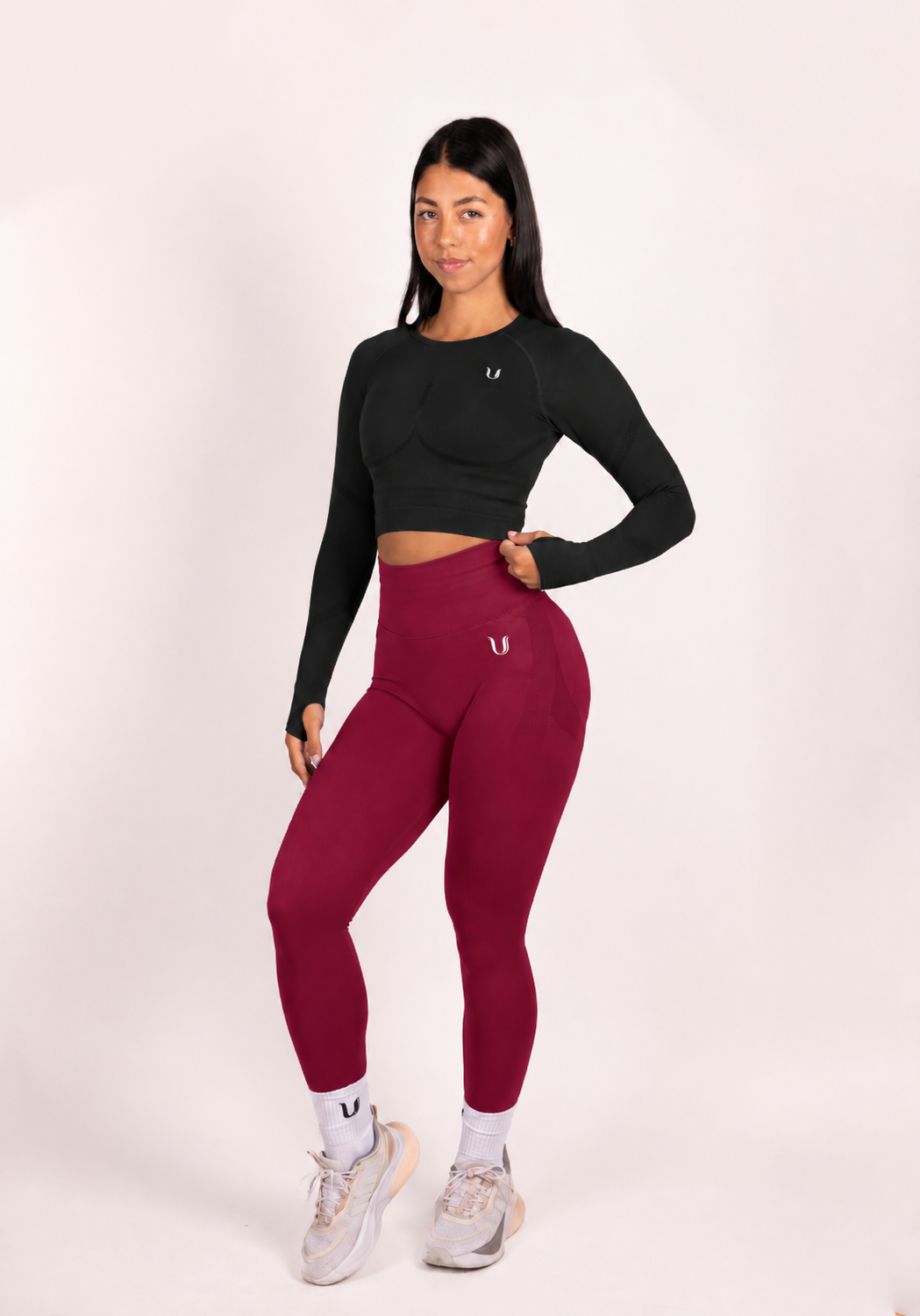 Leonie | Premium Scrunch Legging - Rood