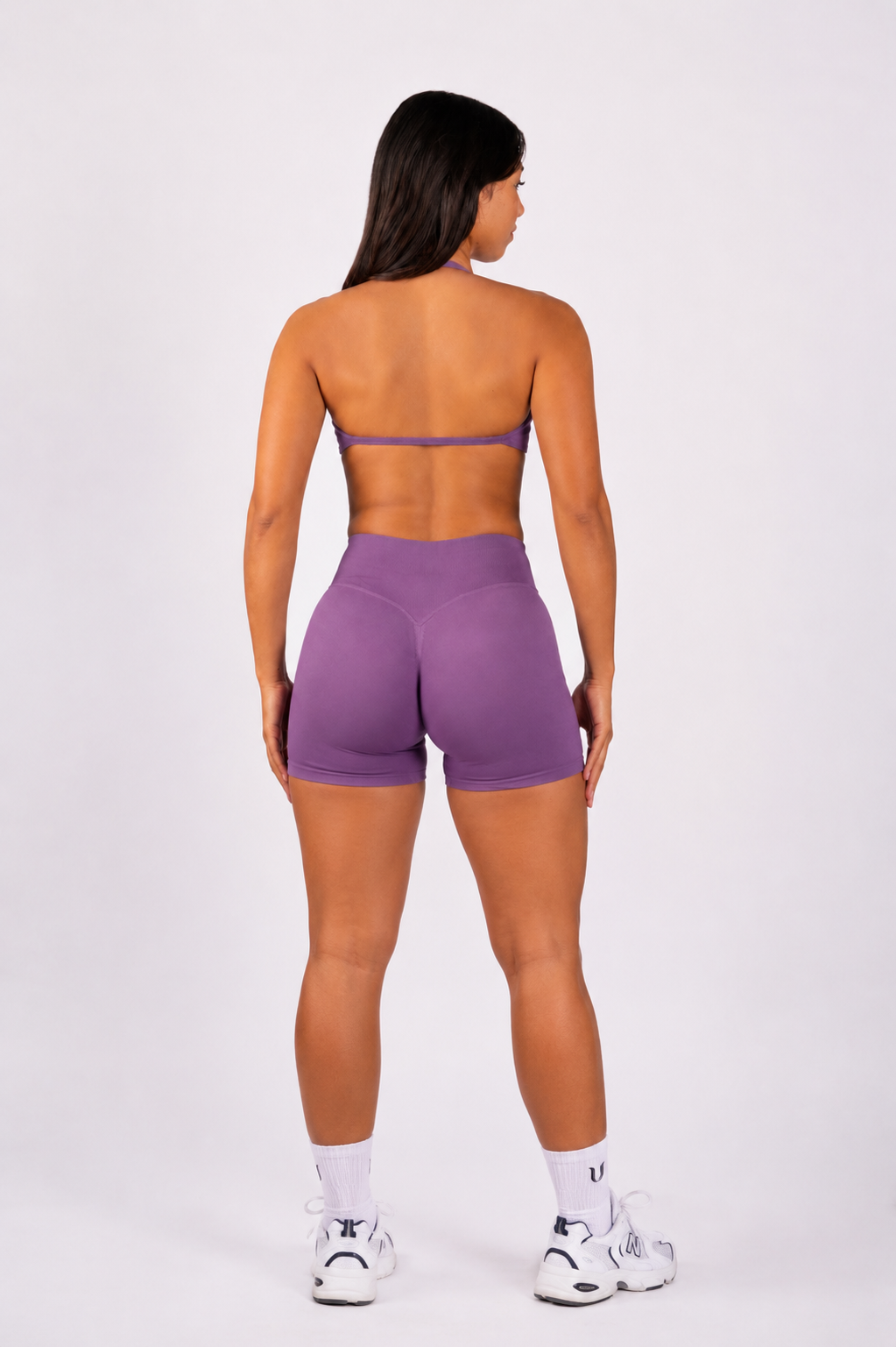 Beau | Premium High Performance Scrunch Short - Paars