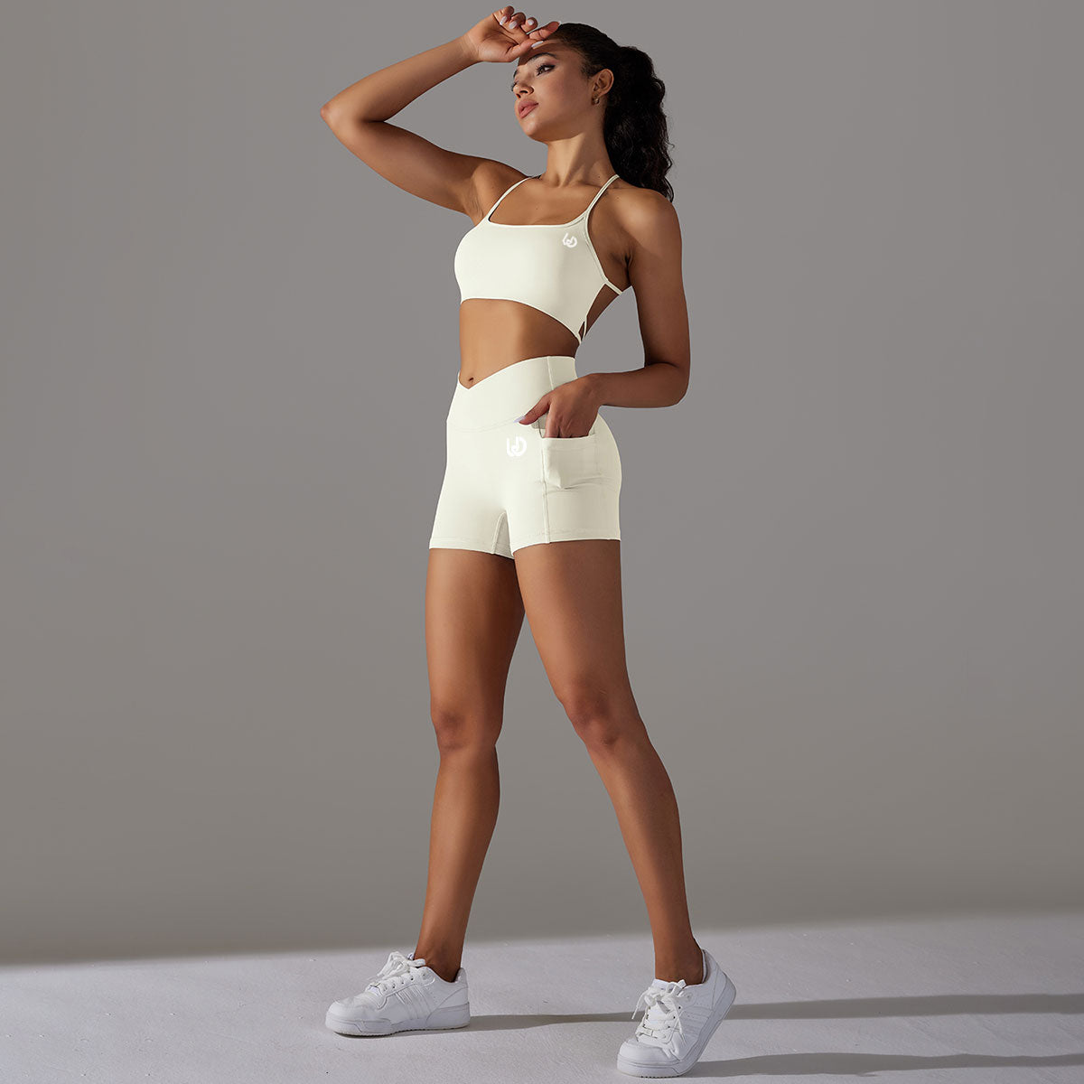 Mila | Short Set - White