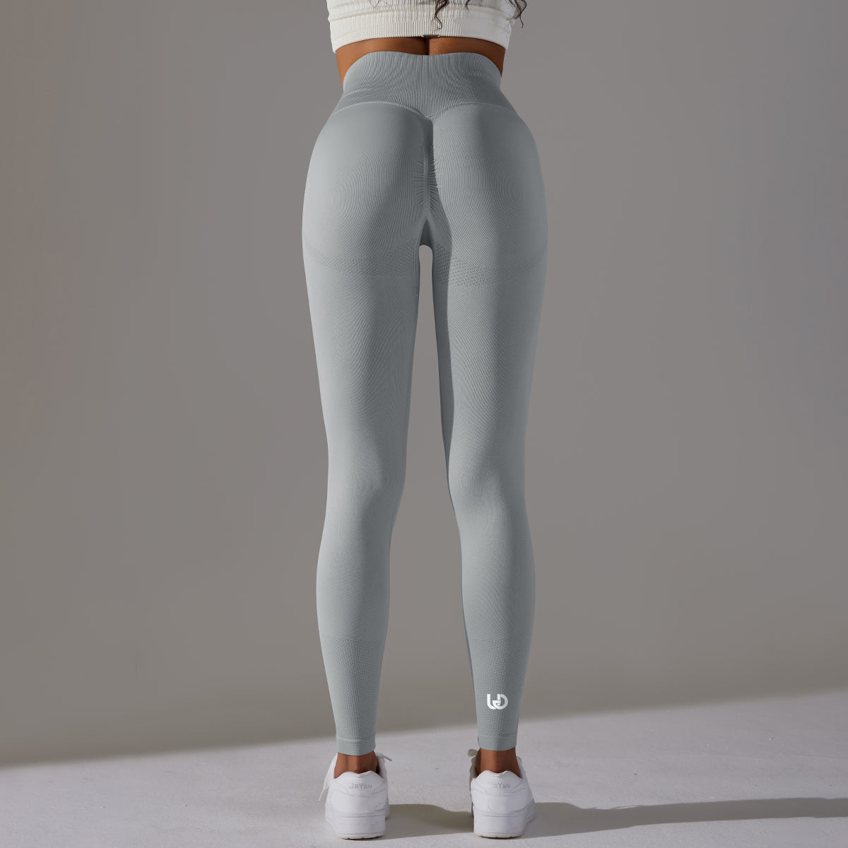 Celine | Leggings arrugados - Gris