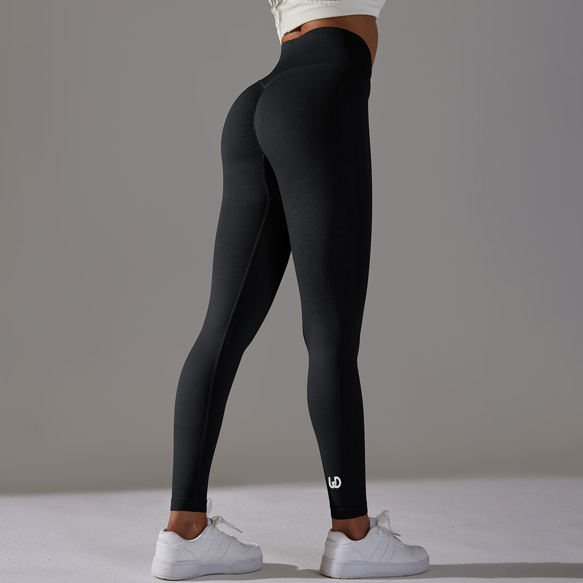 Celine | High Waist Scrunch Legging - Zwart