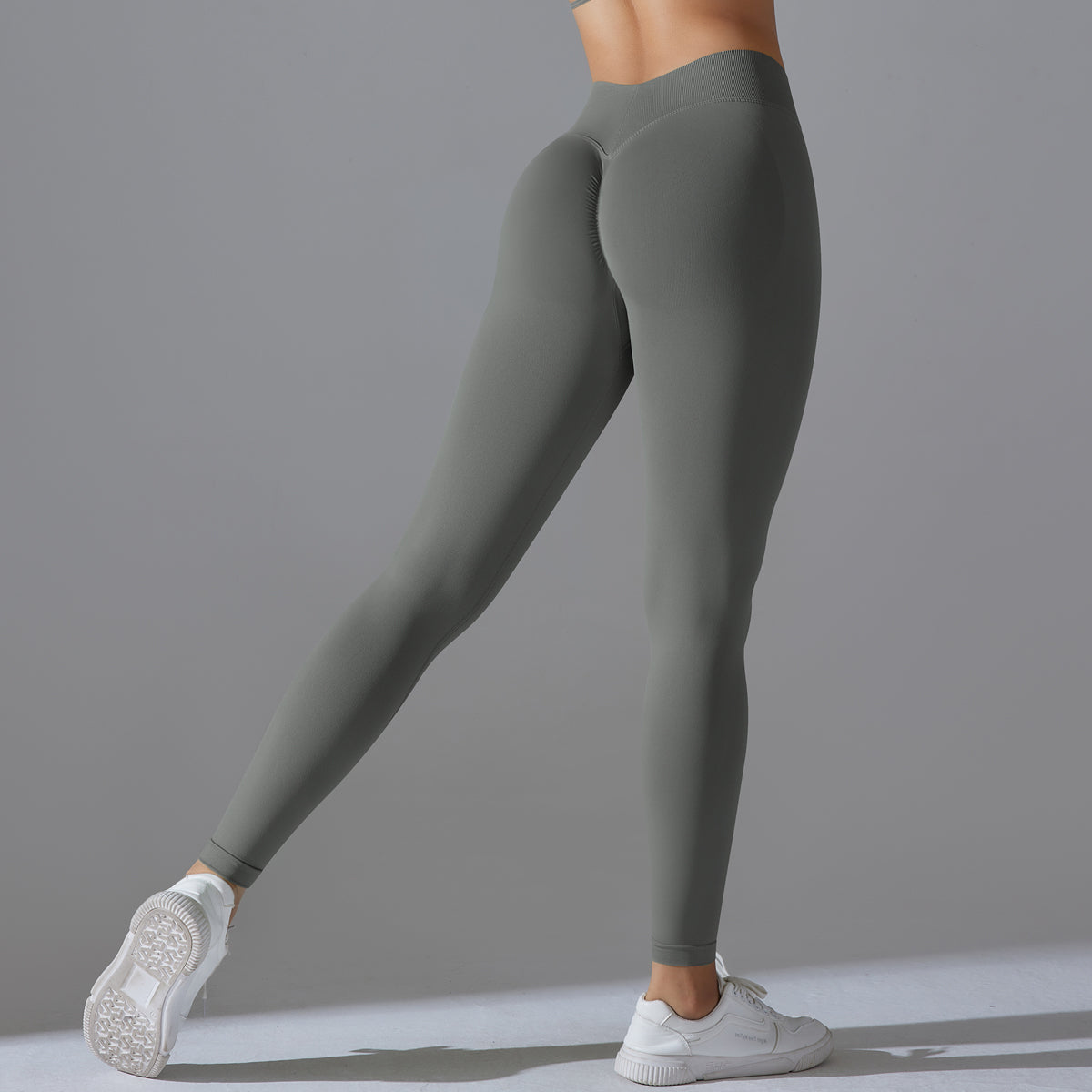 Mila V2 | Scrunch Sport Legging - ﻿﻿Gris﻿﻿