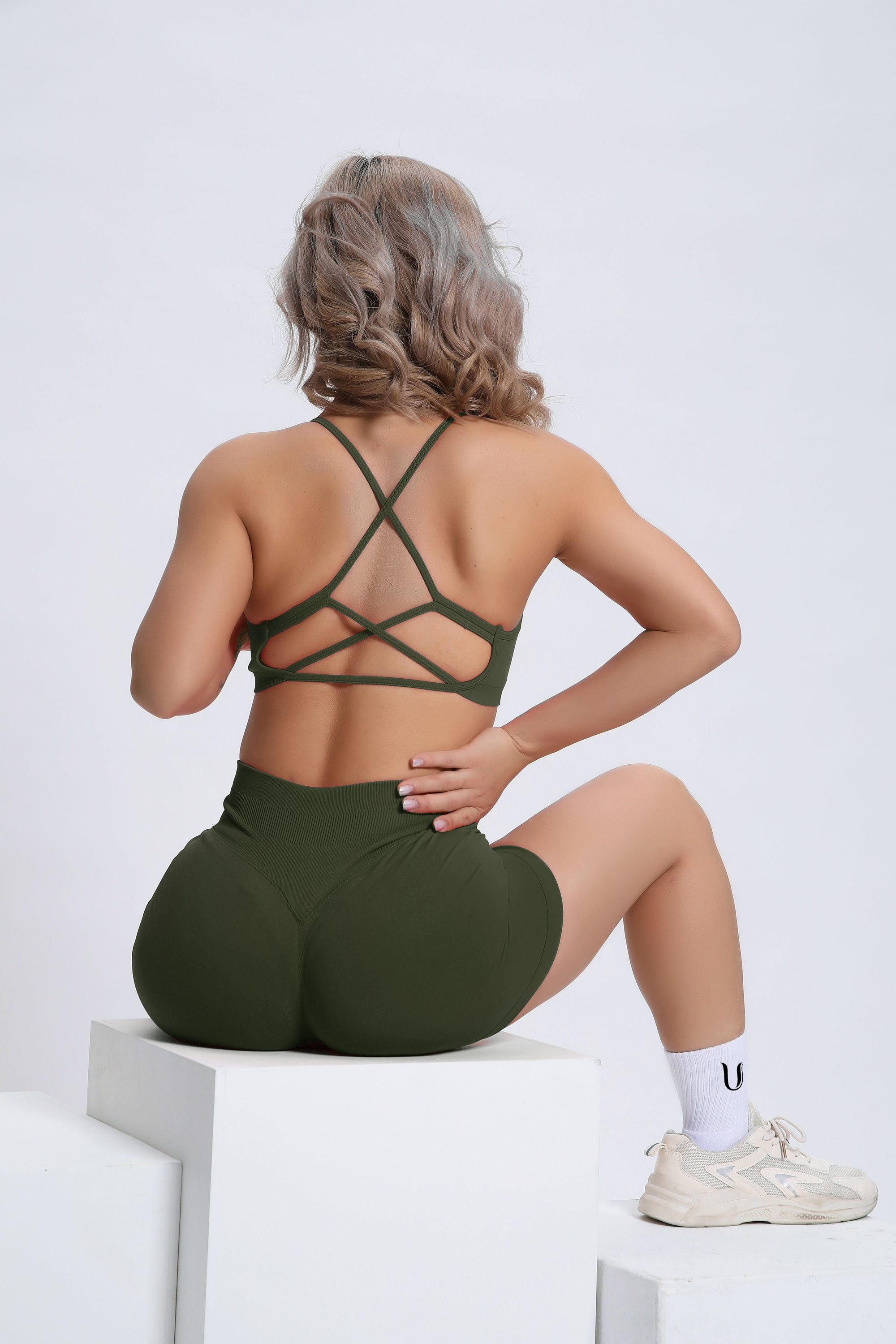 Joy | Crossback Sport-BH – Groen