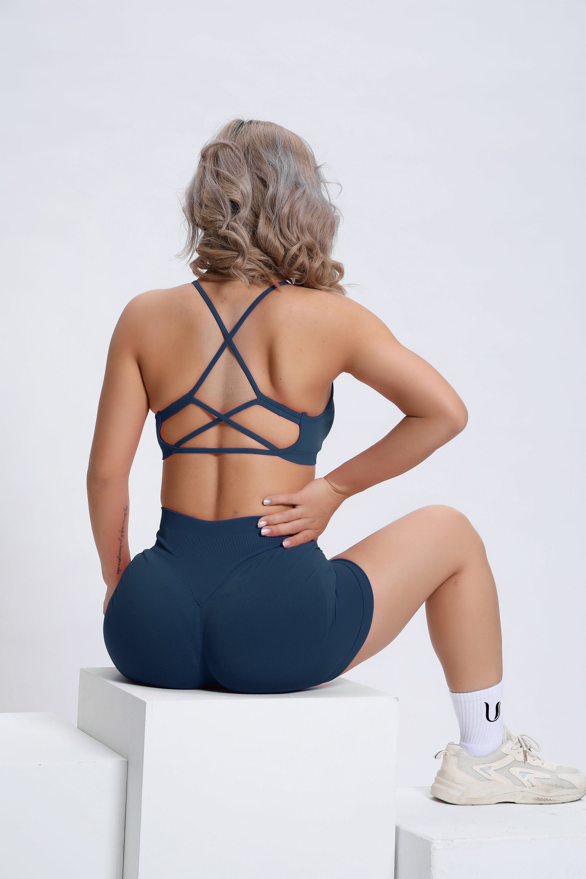 Joy | Crossback Sport-BH – Donkerblauw