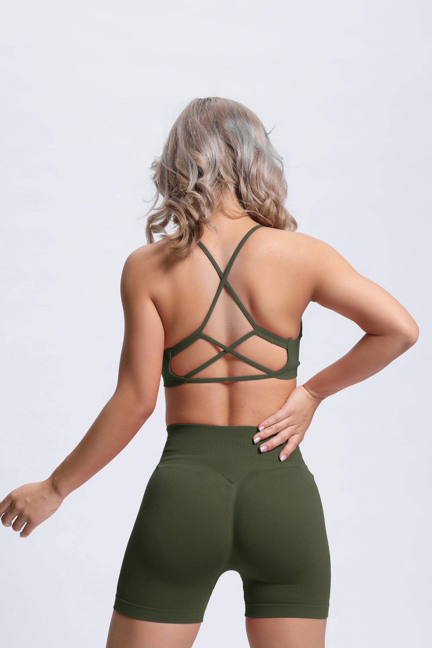Joy | Crossback Sport-BH – Groen