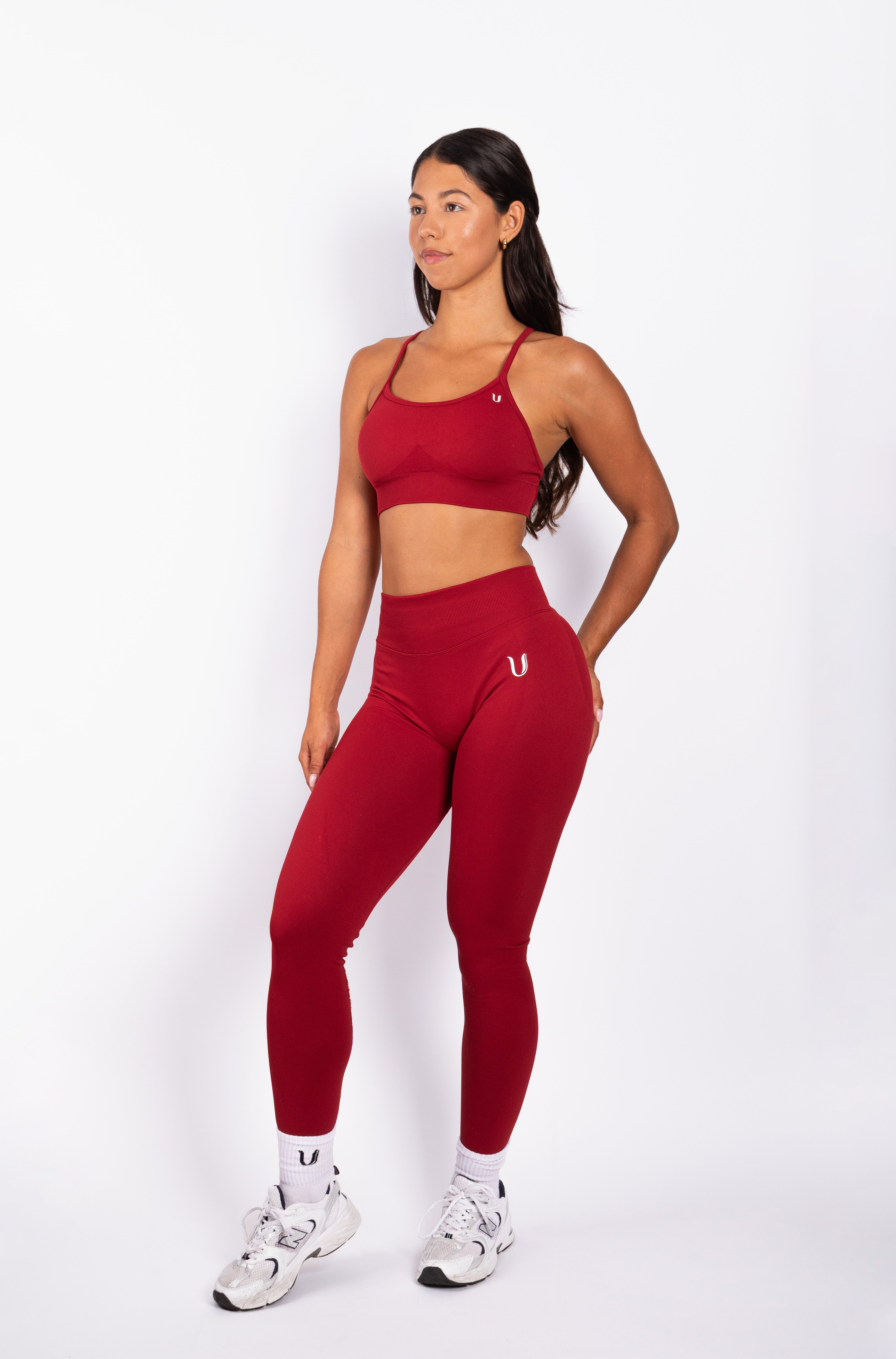 Beau Cross BH Rood - Dames activewear detail