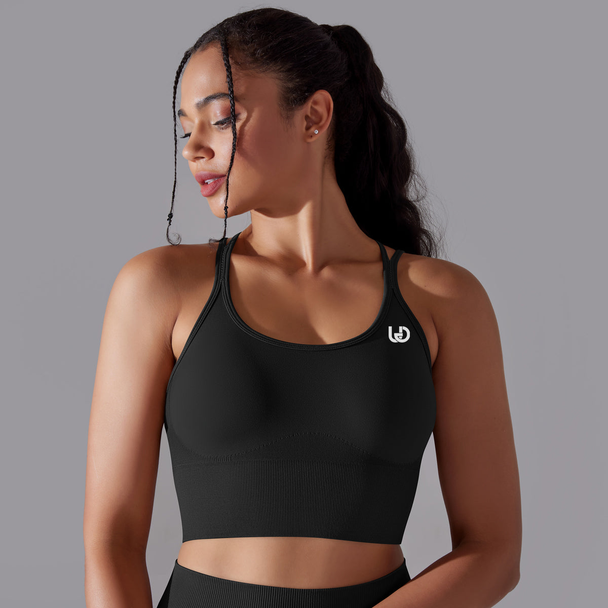 Daisy | Strap Sports Bra - Black