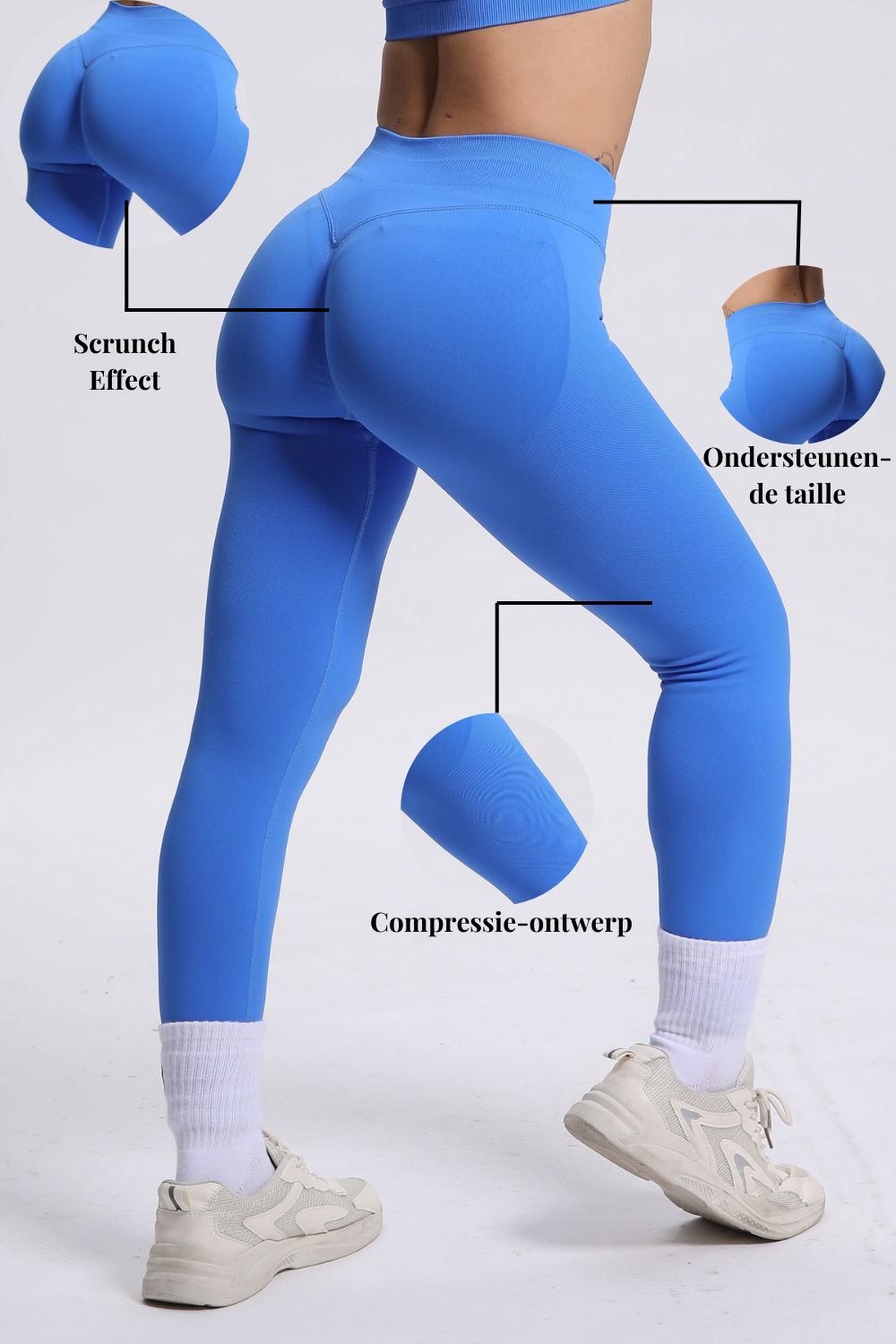 Beau | High Performance Legging - Blauw