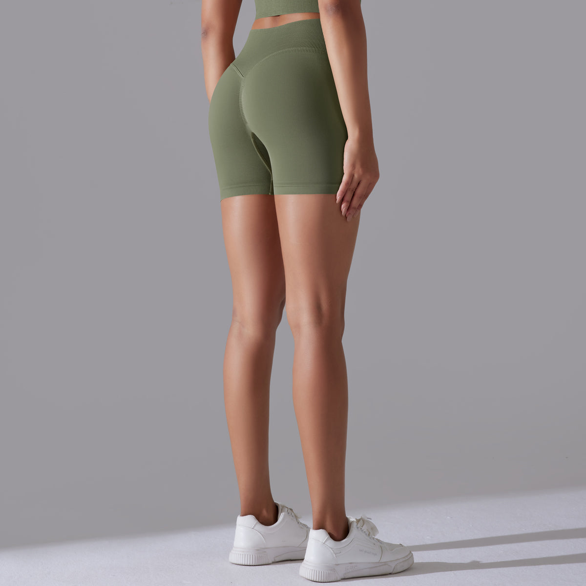 Daisy | Short - Groen Grijs