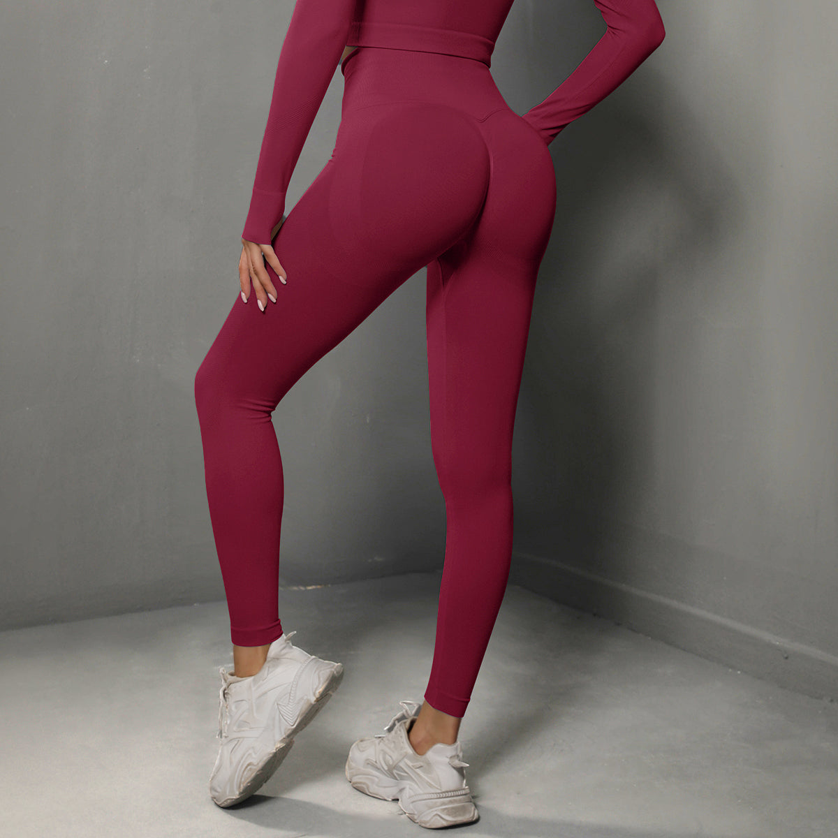 Leonie | Leggings - Weinrot