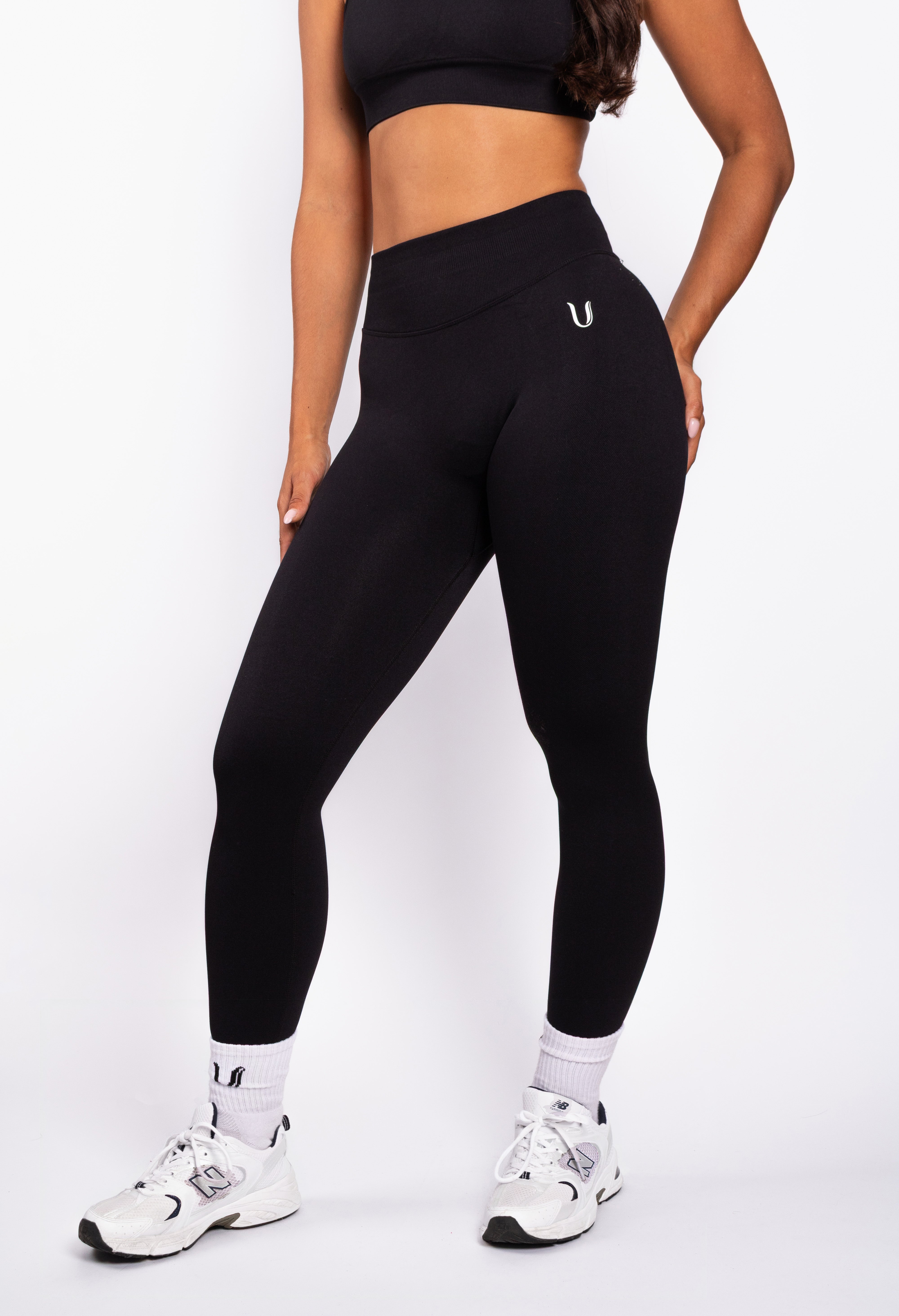 Premium slimskinny leggings Lサイズ ブラック Beau Dames Scrunch Legging Zwart | Ultimate Gainz