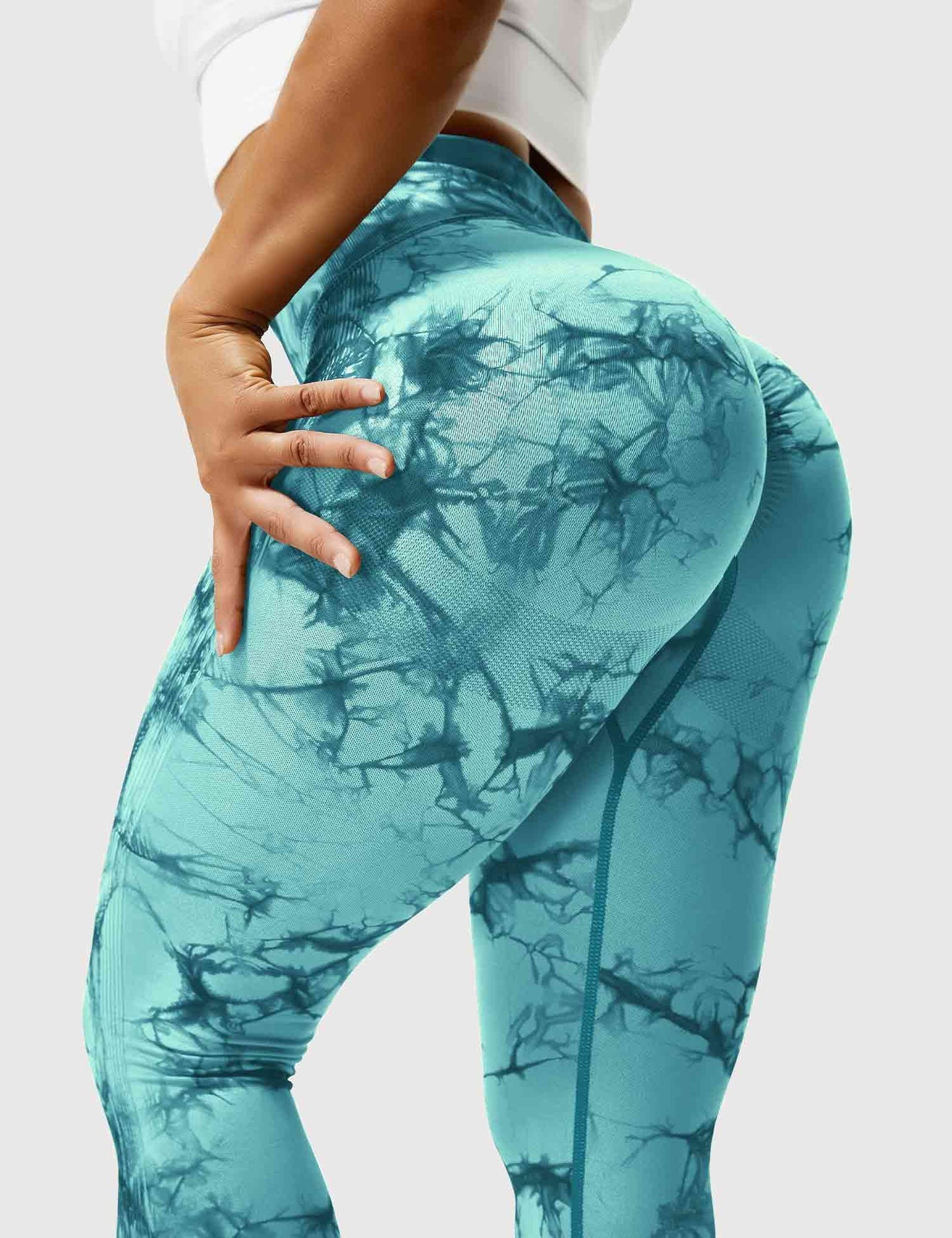  Legging Lichtgroen Blauw