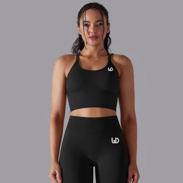 Daisy | Strap Sports Bra - Black