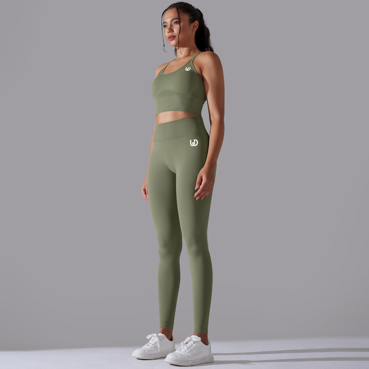 Daisy | Legging - Top Set - Green