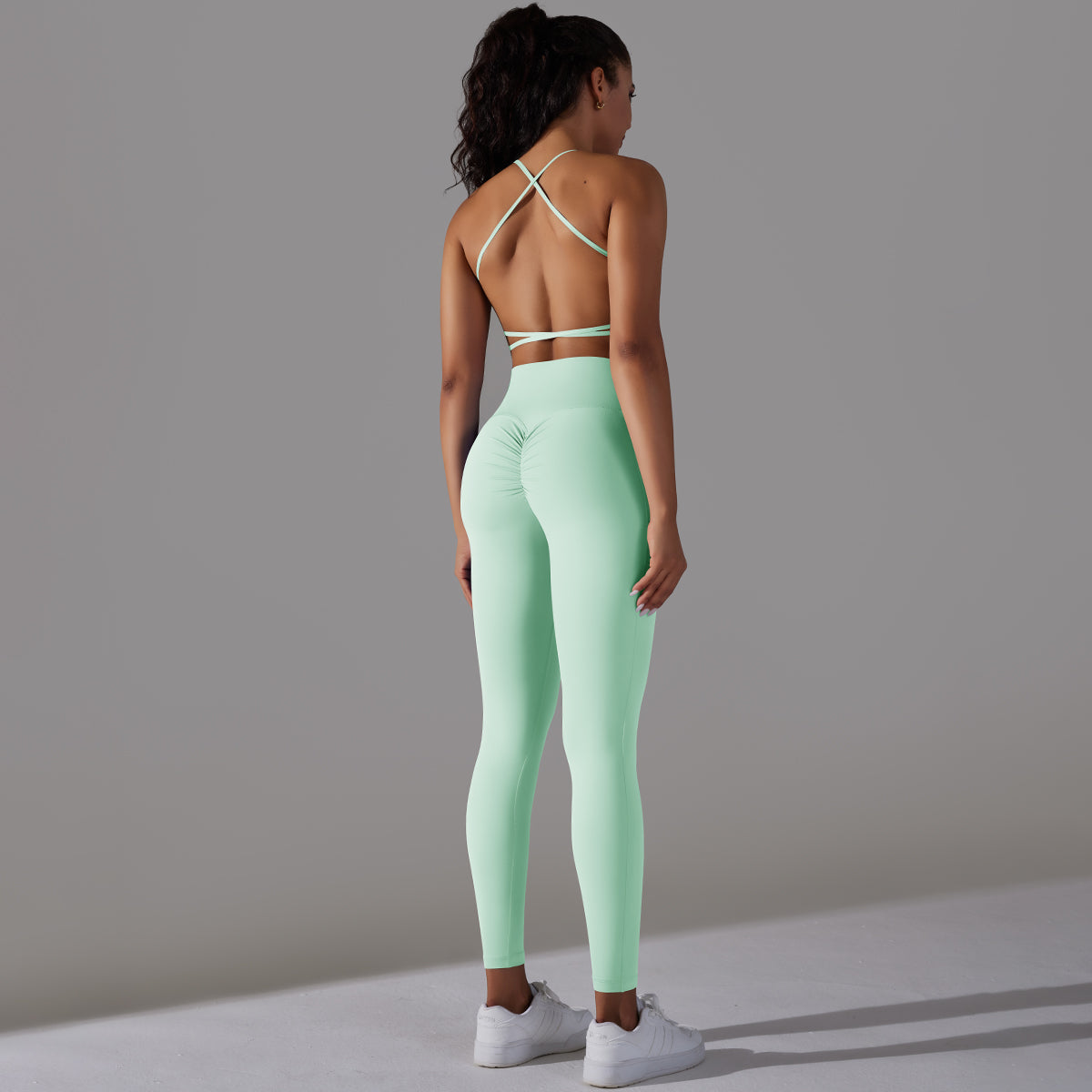 Mila | Legging-Top Set - Green