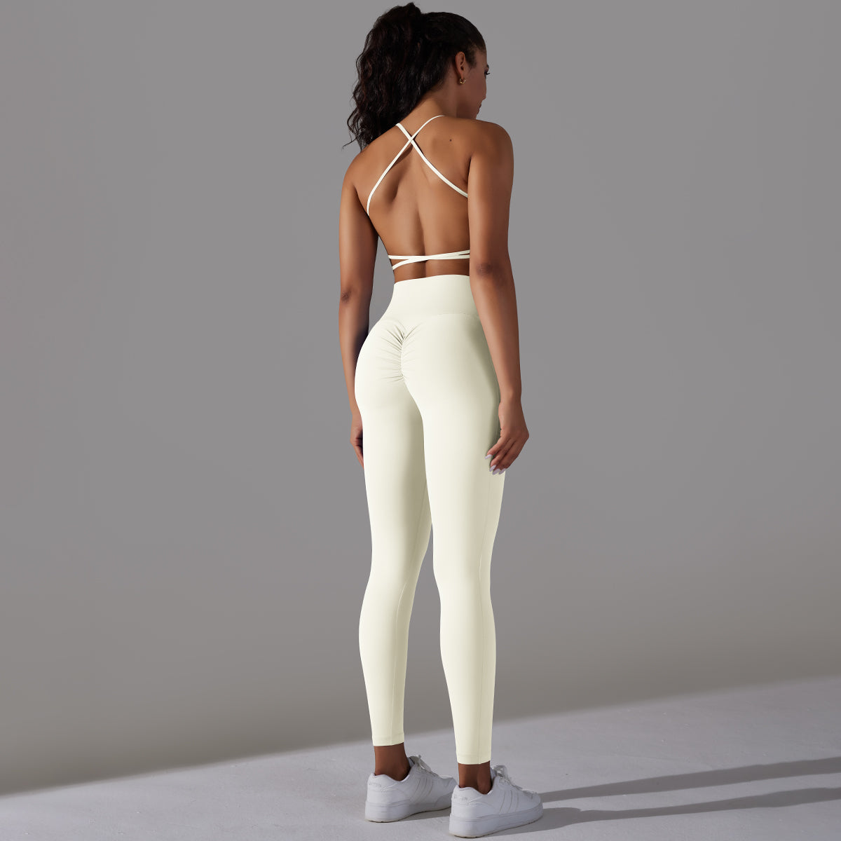 Mila | Legging-Top Set - Wit