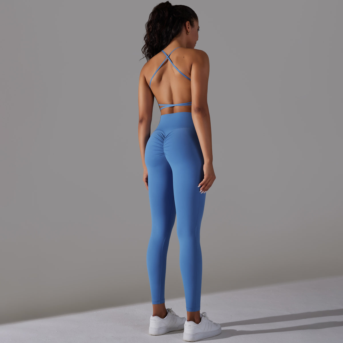 Mila | Legging-Top Set - Blue