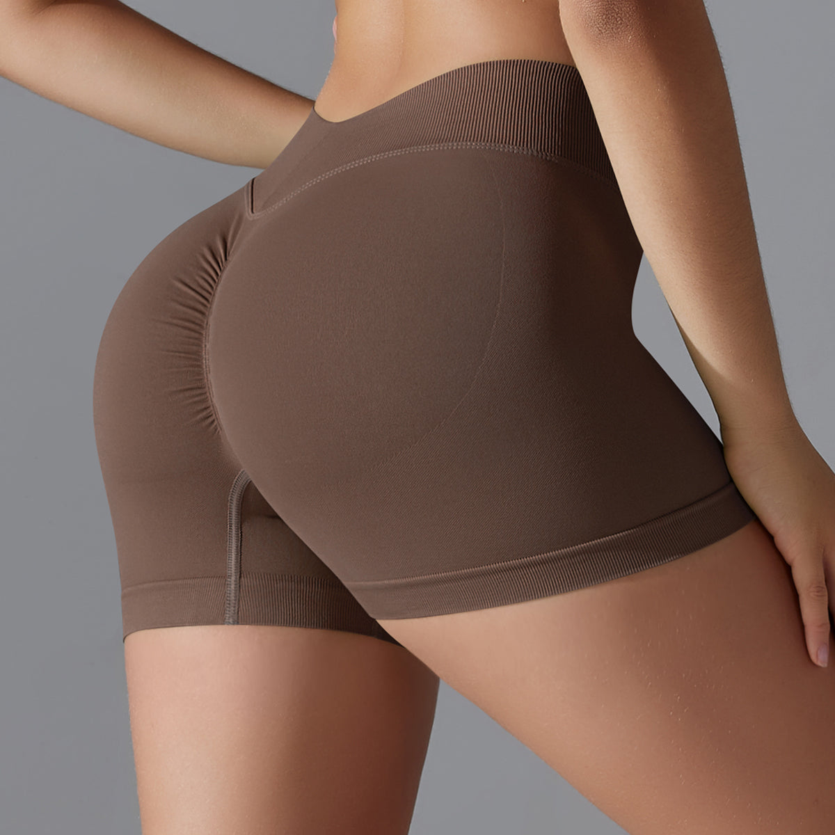 Mila V2 | Scrunch Sport Leggings - ﻿Braun