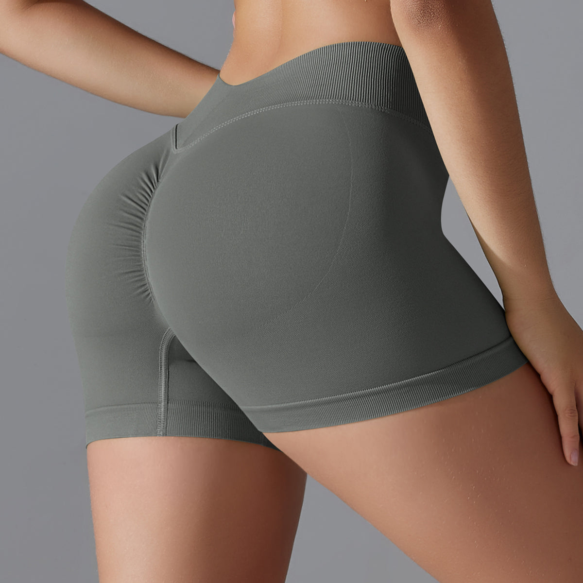 Mila V2 | Scrunch Sport Leggings - Grau