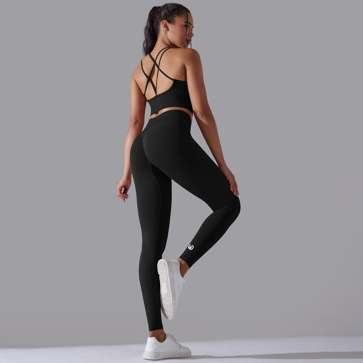 Daisy | Legging Top Set - Schwarz