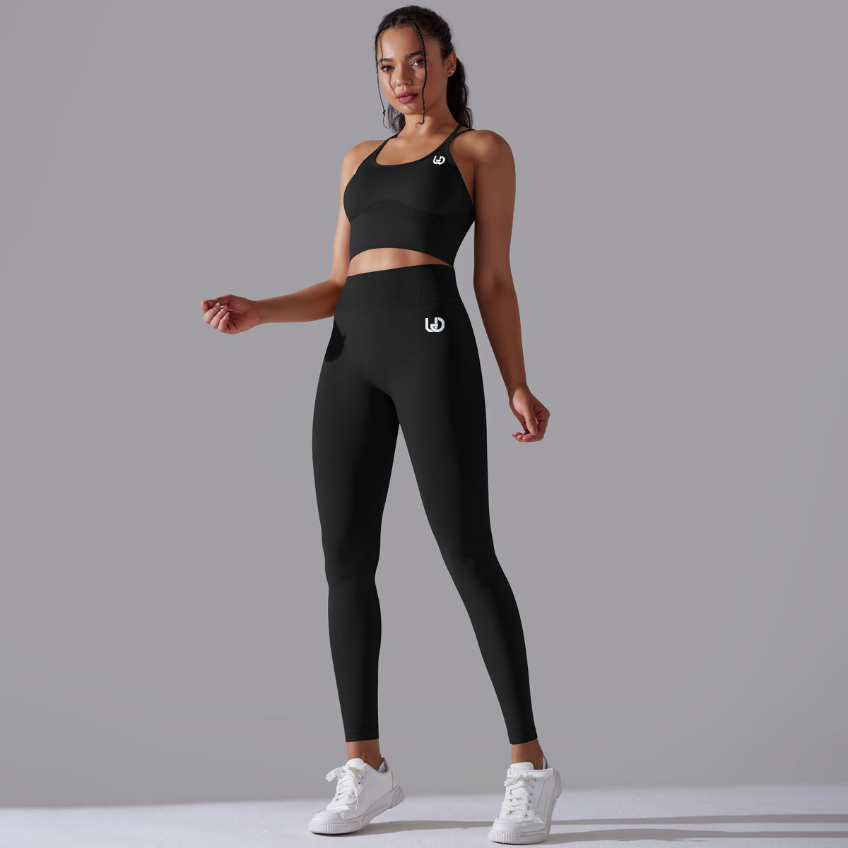 Daisy | Legging - Top Set - Black