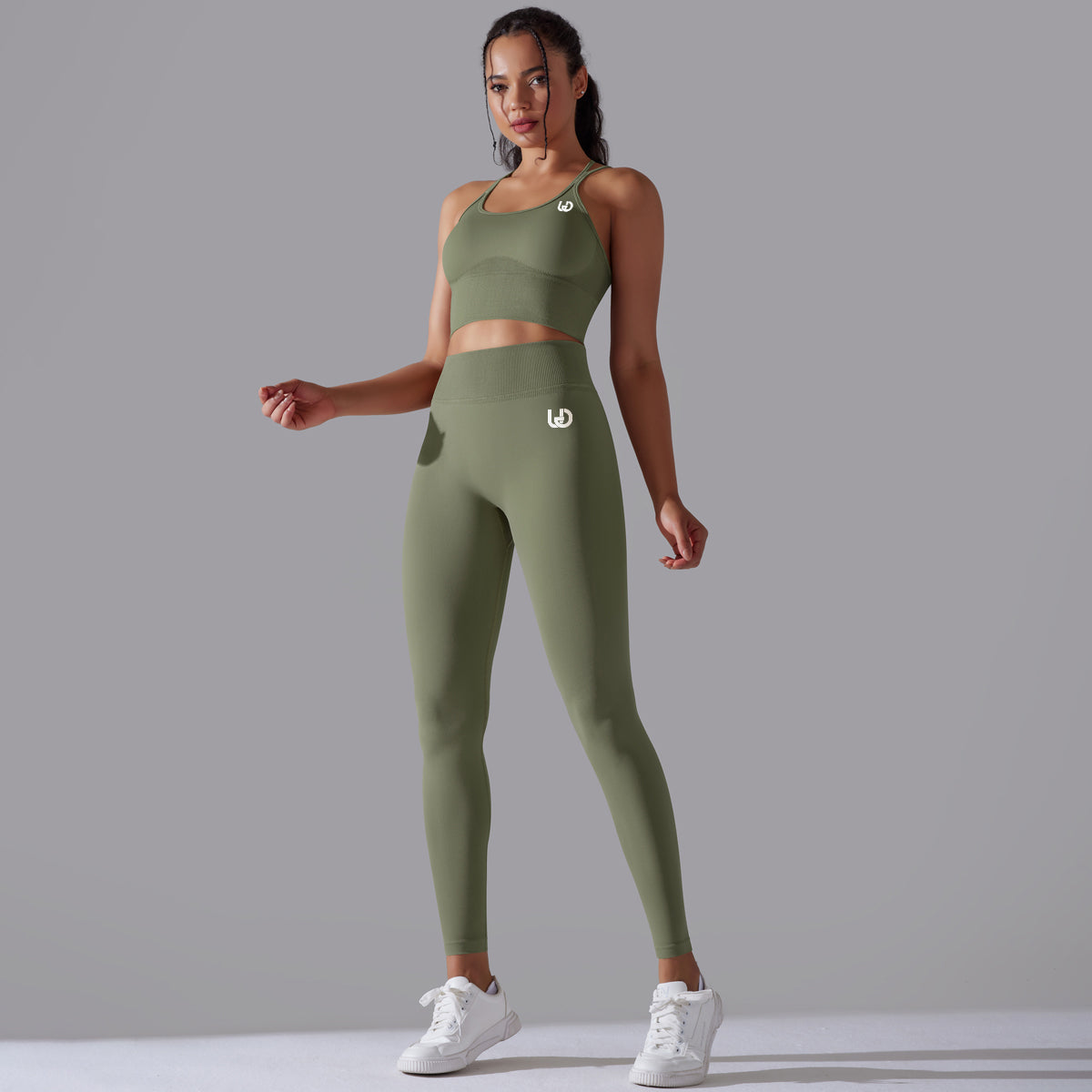 Daisy | Legging - Top Set - Green