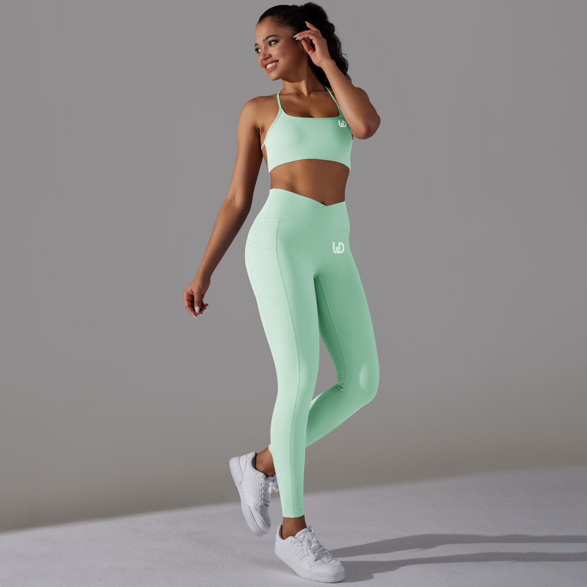 Mila | Legging-Top Set - Green