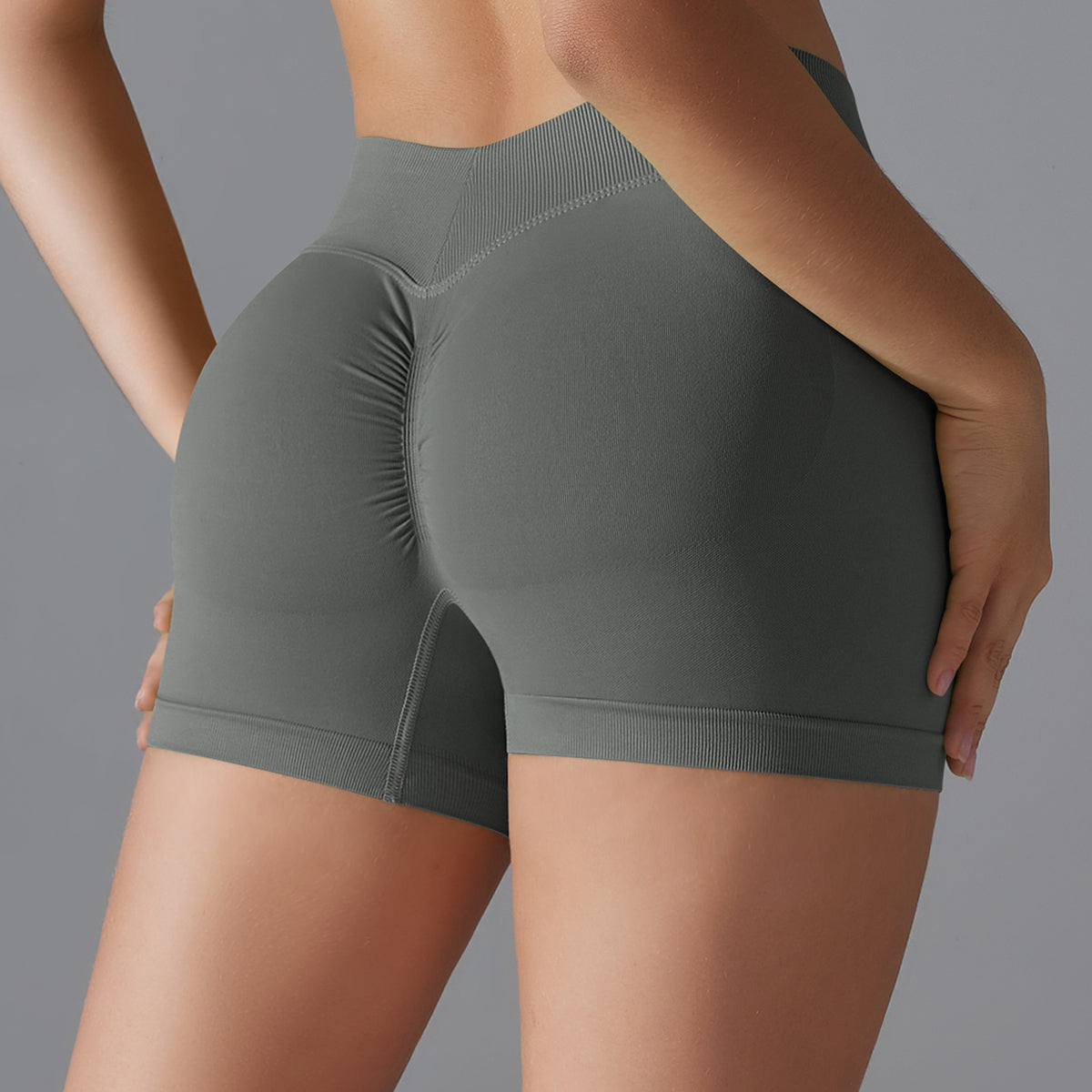 Mila V2 | Scrunch Sport Leggings - Grau