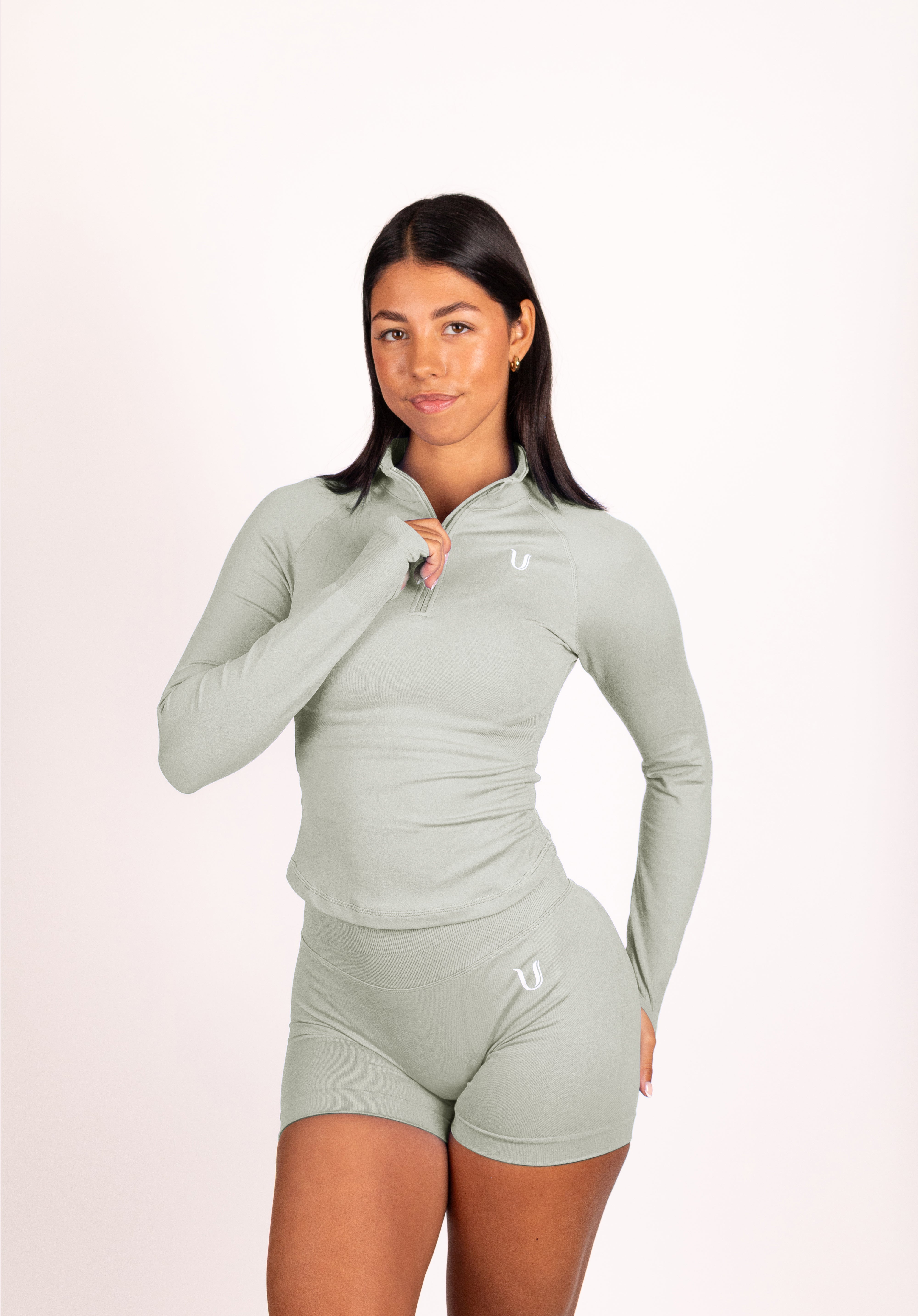 Beau | Premium High Performance Scrunch Short - Grijs