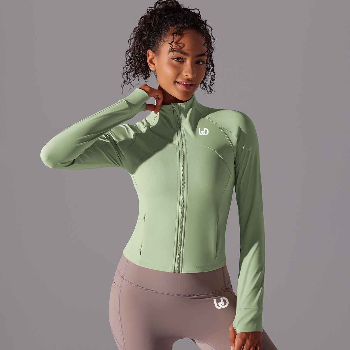 Cloe | Chaqueta Performance con cremallera - Verde