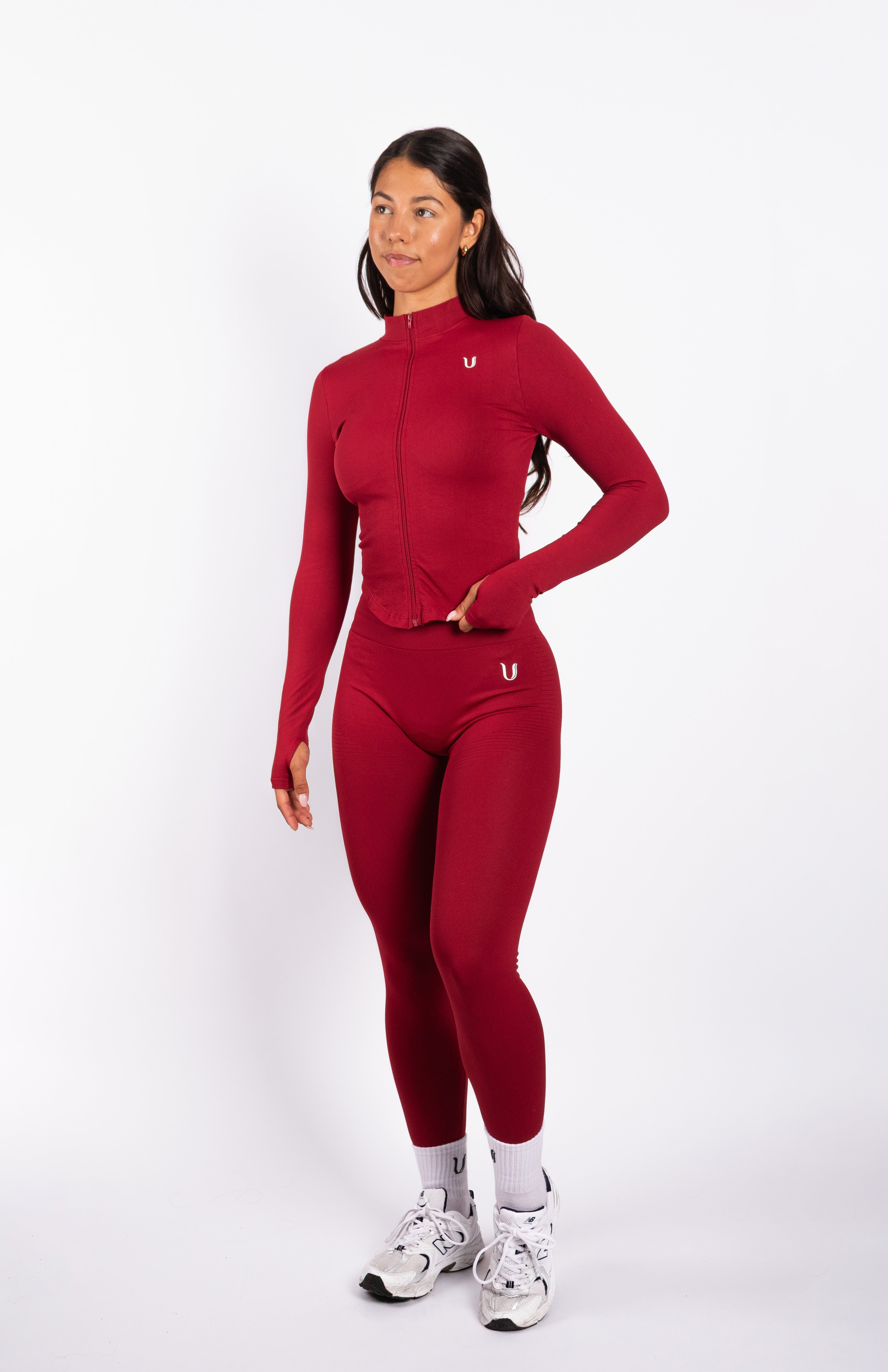 Bibi | Geribd Naadloos Zip Jack – Rood