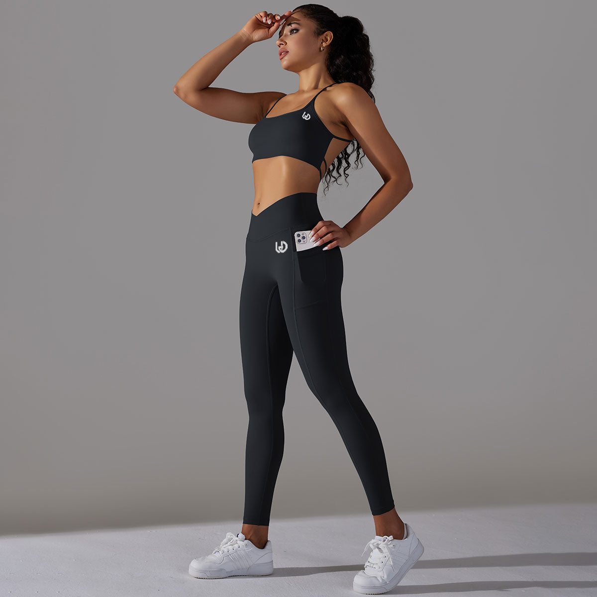 Mila | Legging Top Set - Schwarz