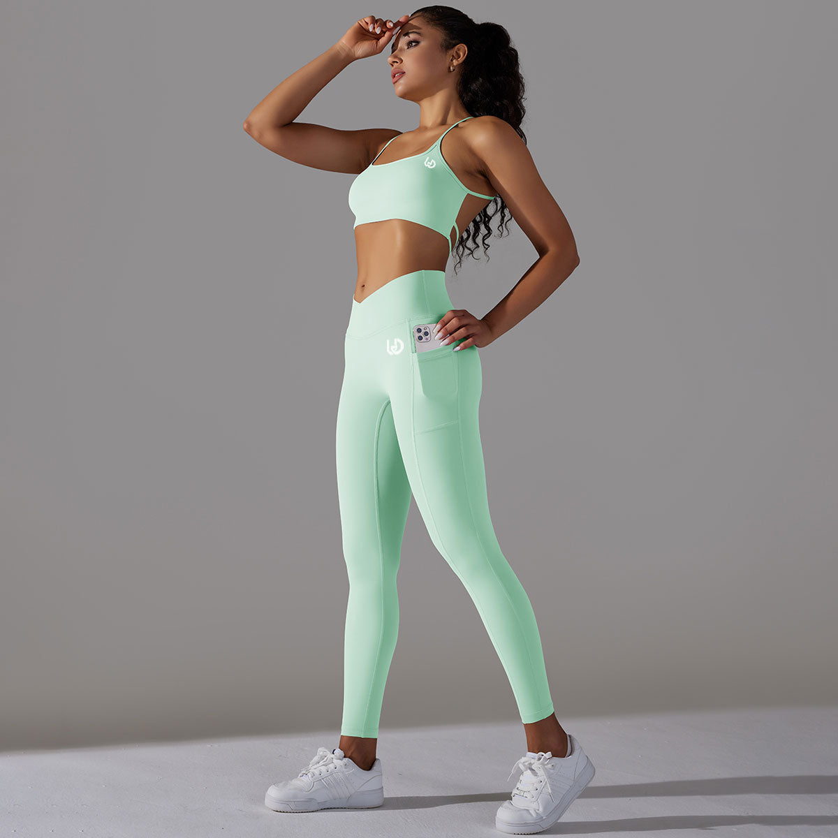 Milá | Conjunto Legging-Top - Verde